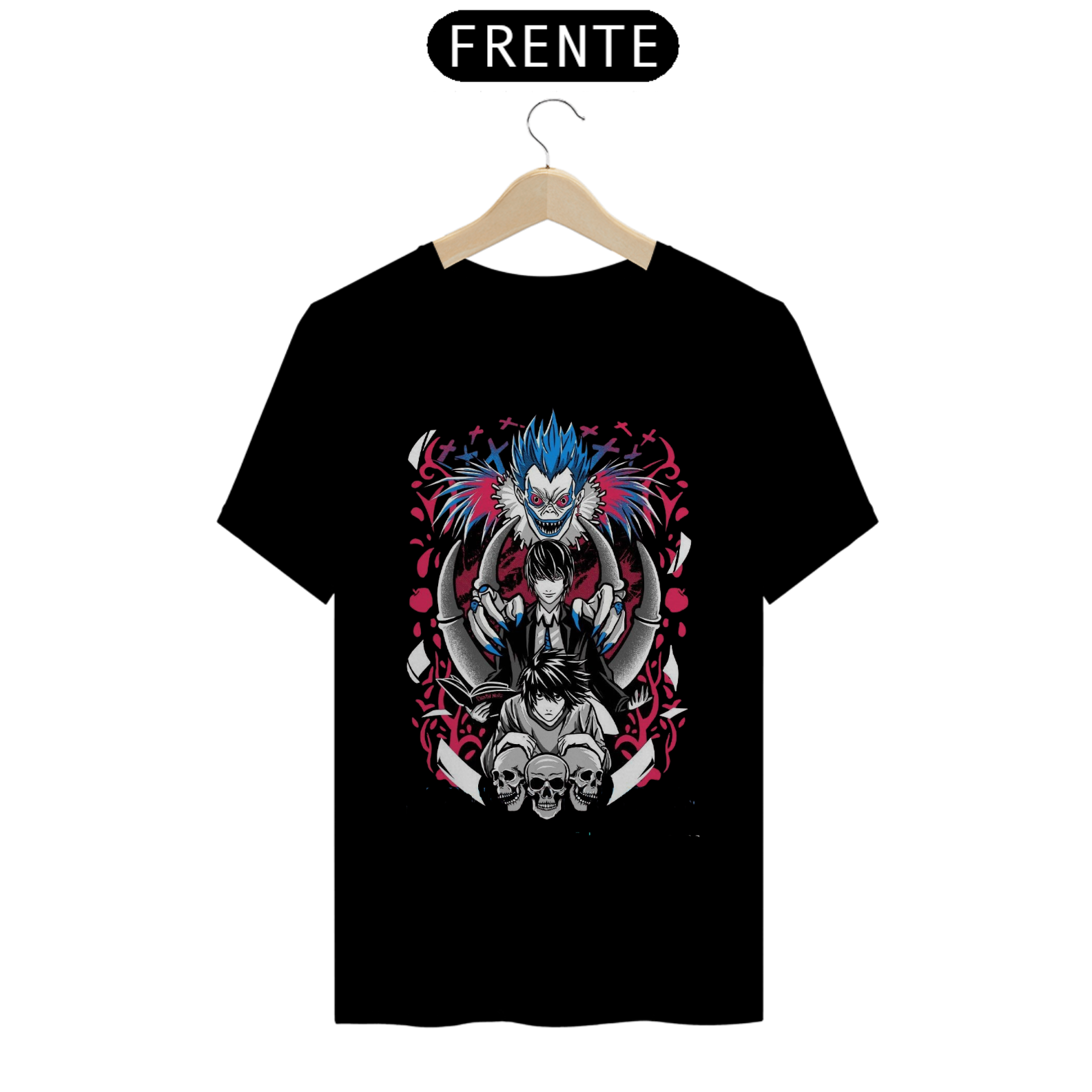 Camiseta Premium Anime Death Note Ryuk Light Kira