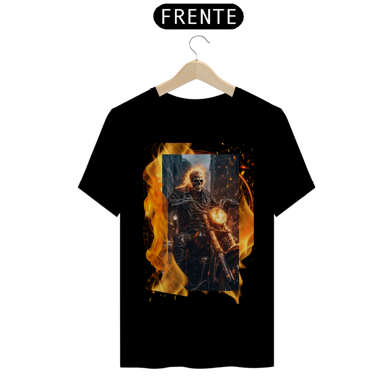 Camiseta- motoqueiro fantasma