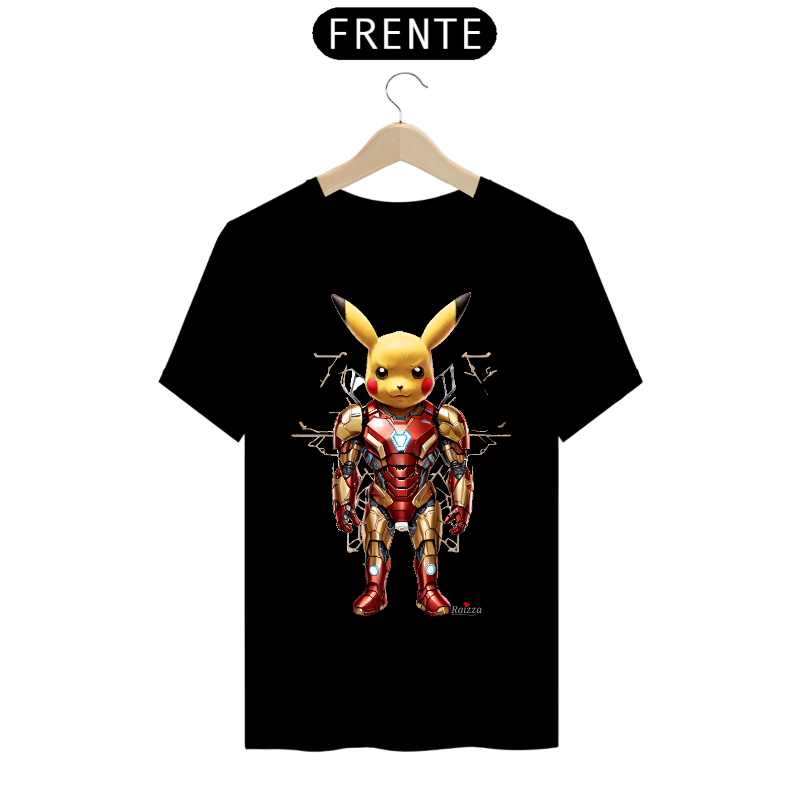 Camiseta Premium Pikachu de Ferro