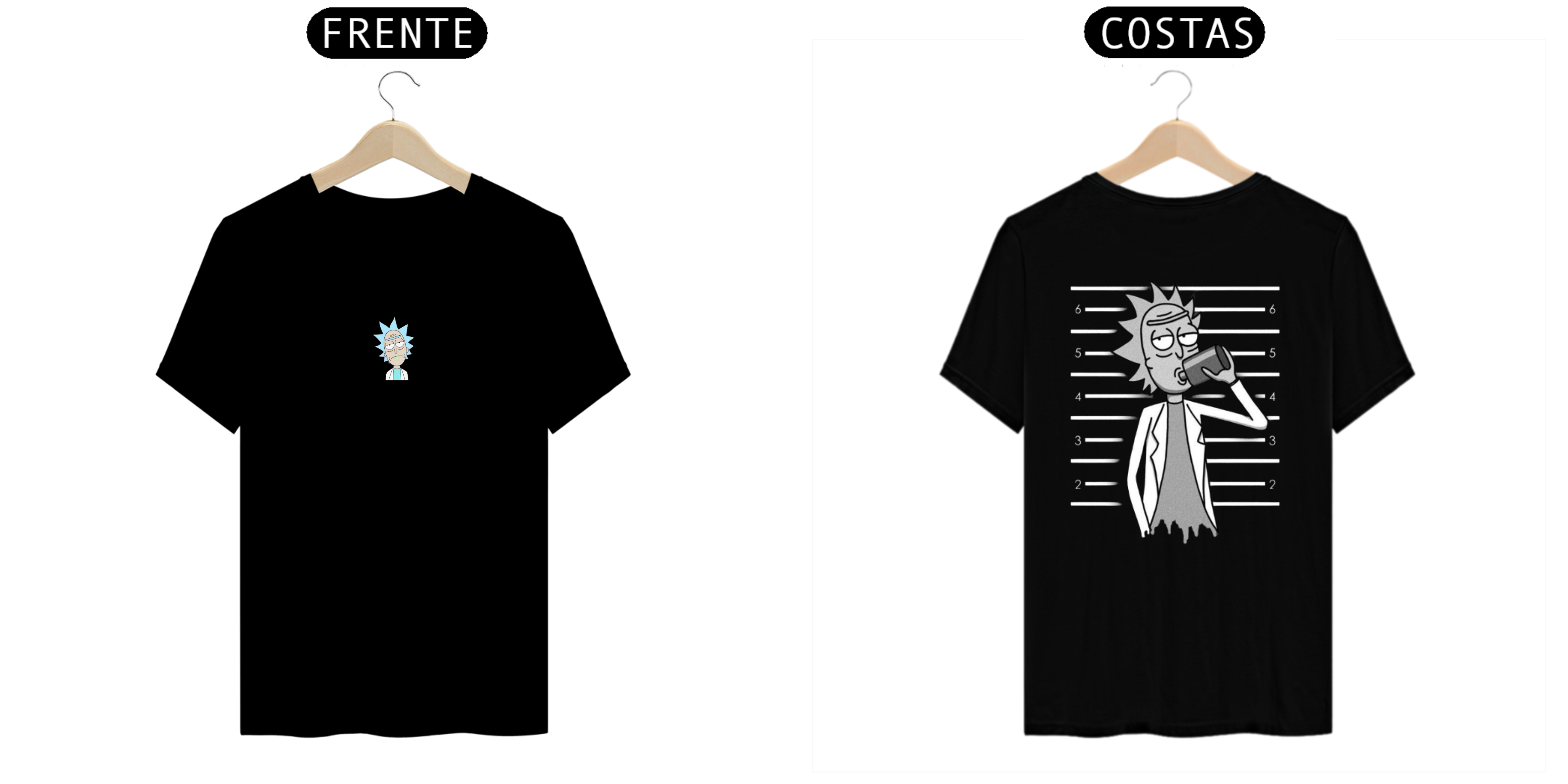 Nome do produto  Camisa do Rick Sanchez desenho Rick And Morty