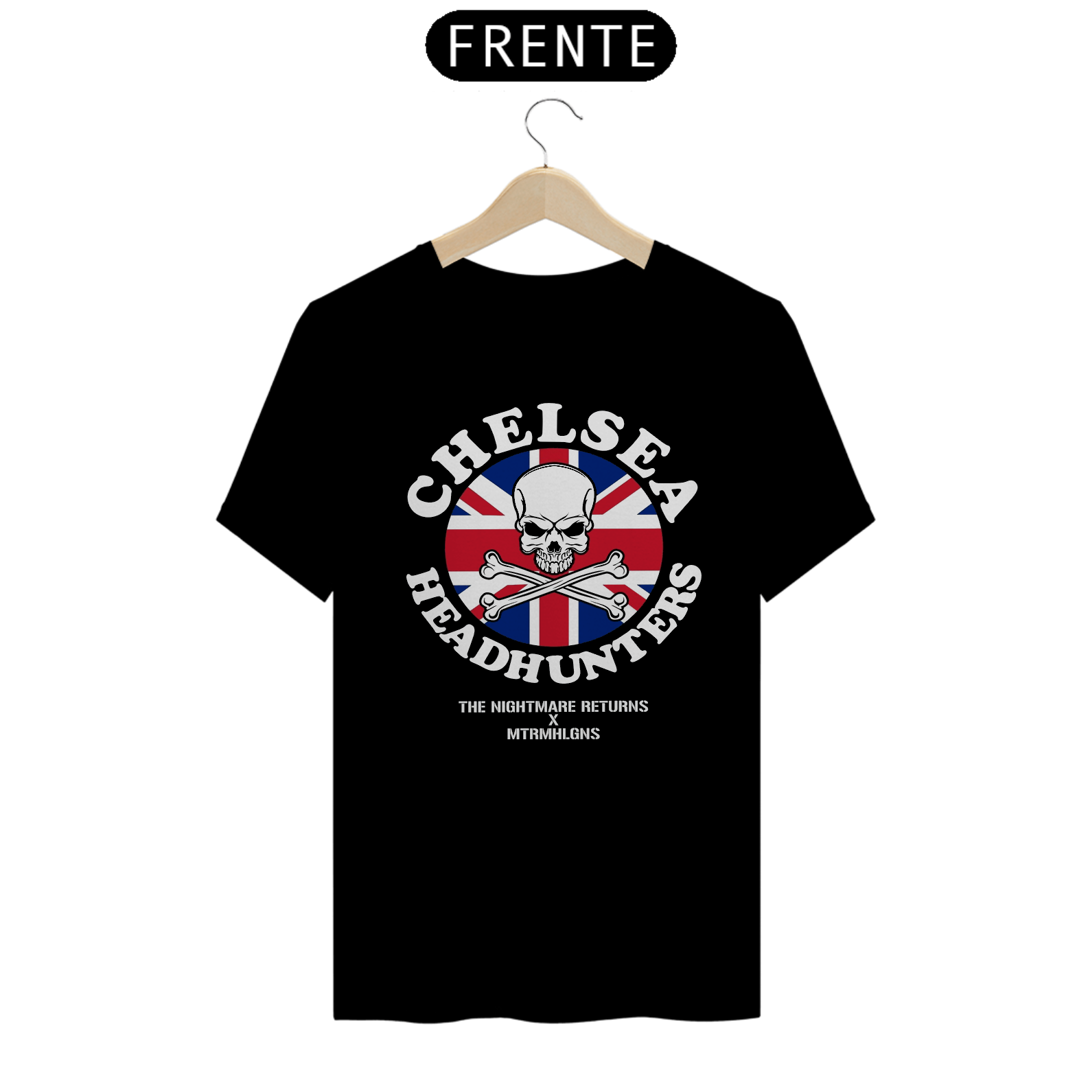 Nome do produto: CAMISETA CHELSEA HEAD HUNTERS - QUALITY
