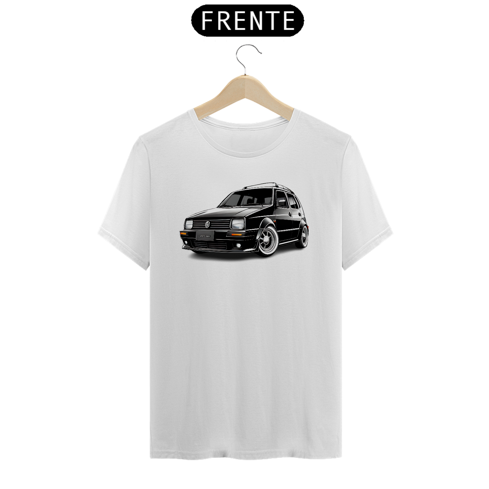 T-shirt Masculina - Carro Preto