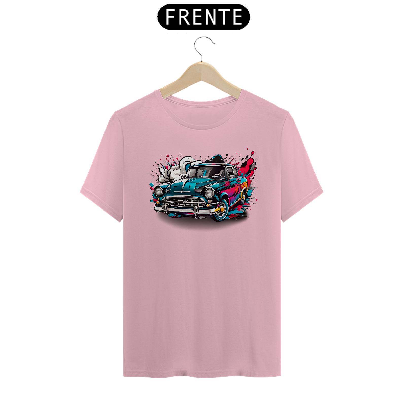 T-shirt Masculina - Vintage Colorido