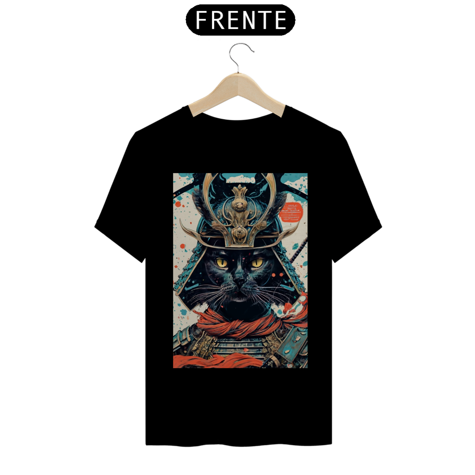 T SHIRT CAMICAT SAMURAI CARD