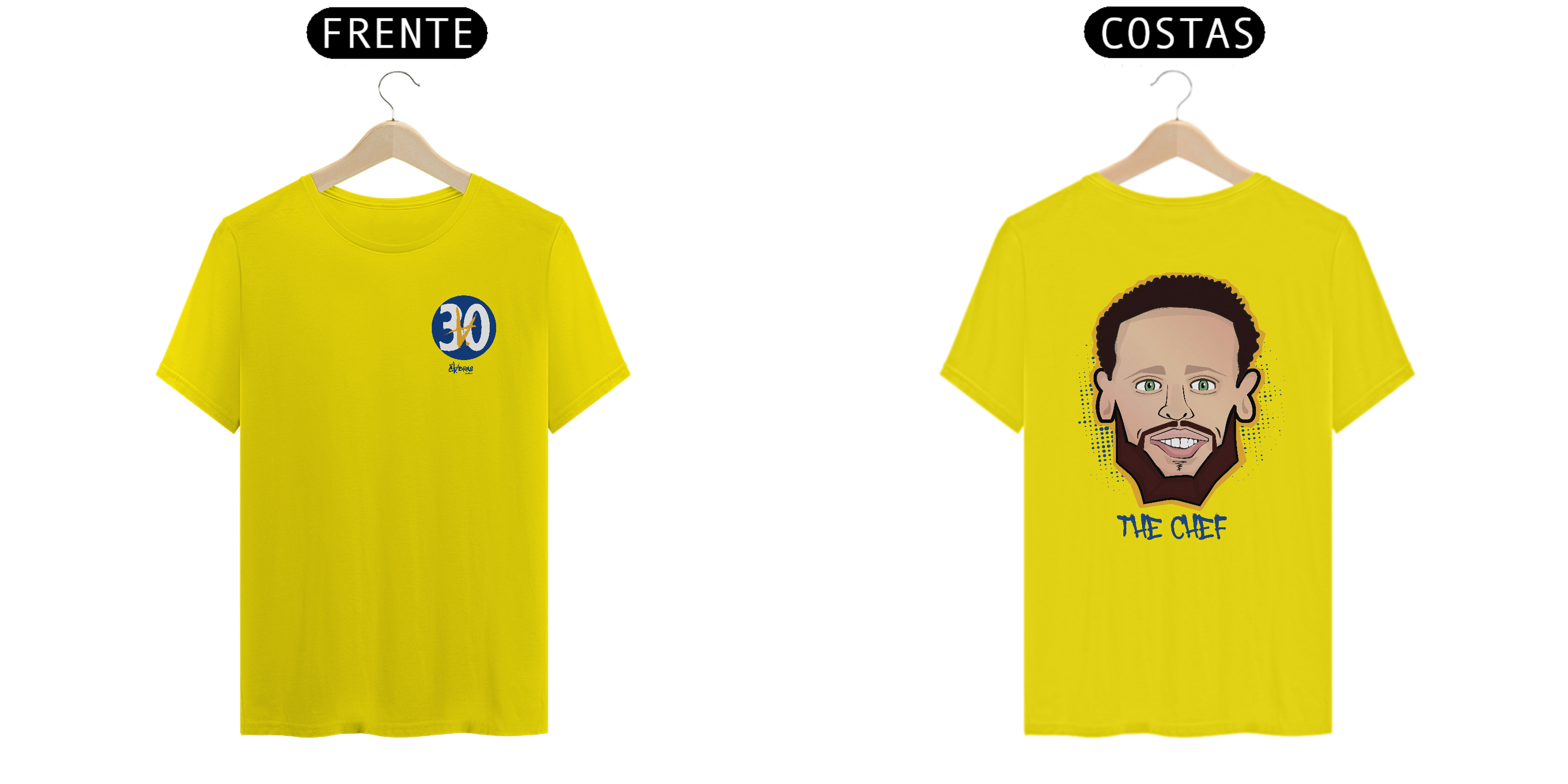CAMISETA THE CHEF -QUALITY (frente e costas)