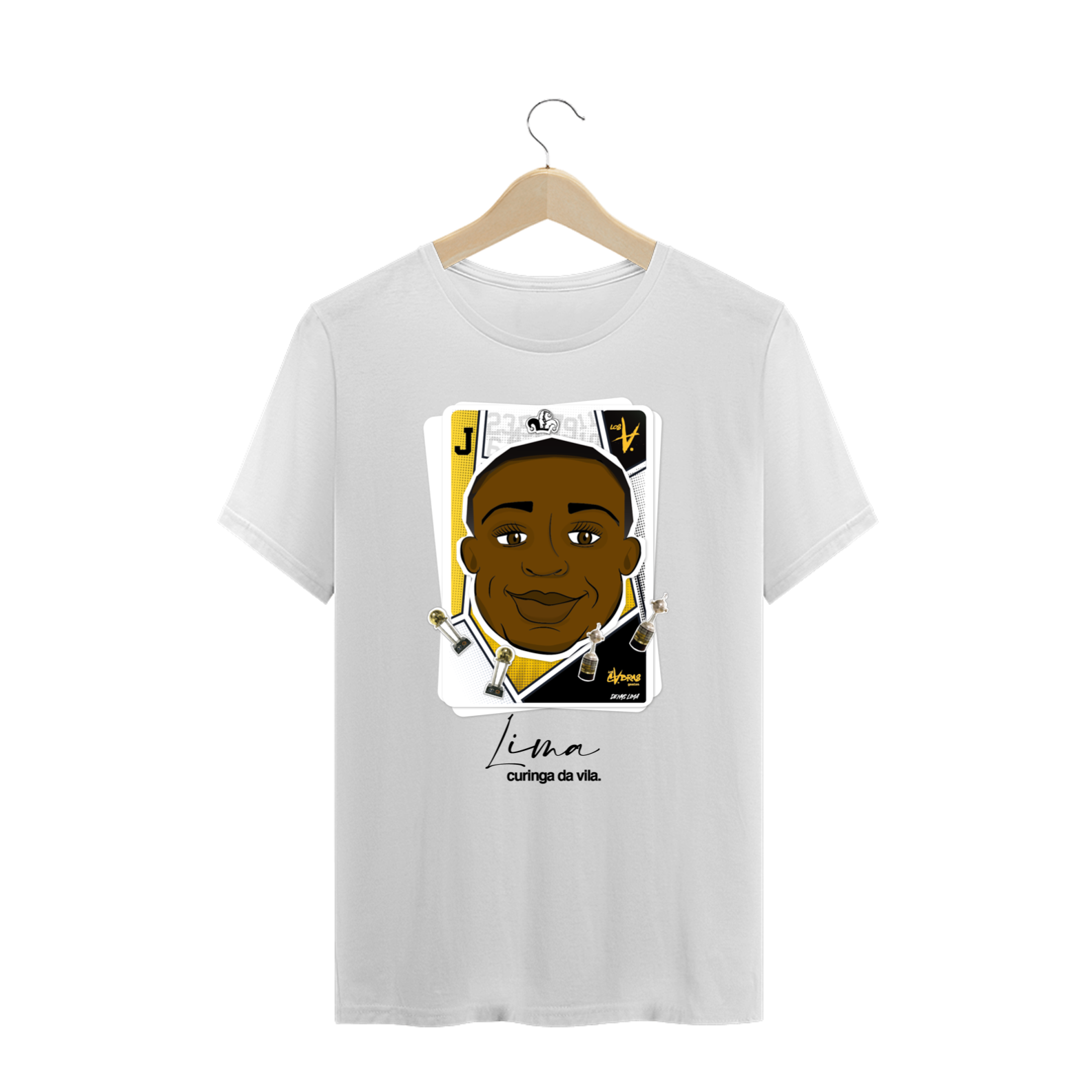 CAMISETA LIMA CURINGA DA VILA - PLUZ SIZE