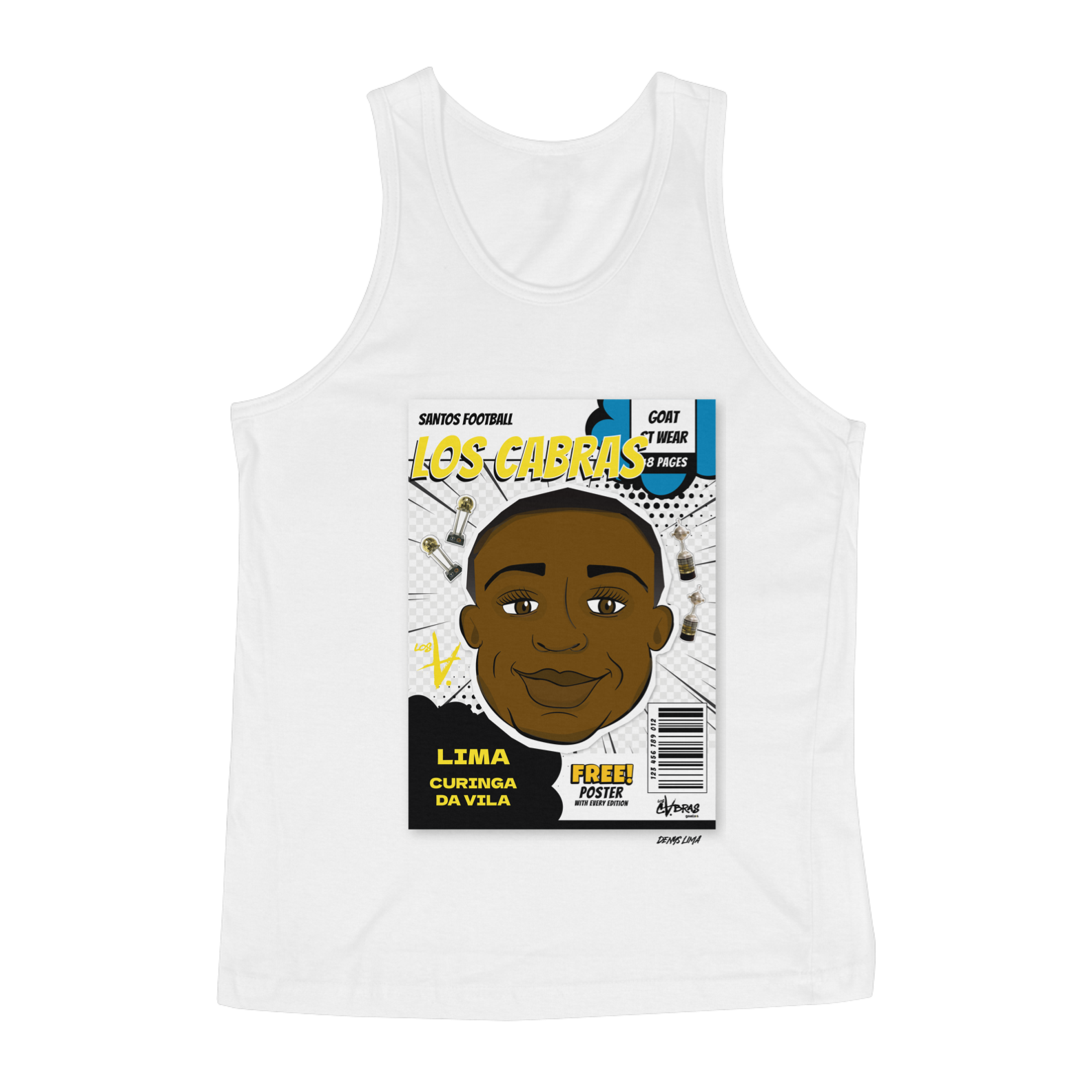 CAMISETA REGATA -  CURINGA DA VILA CAPA REVISTA