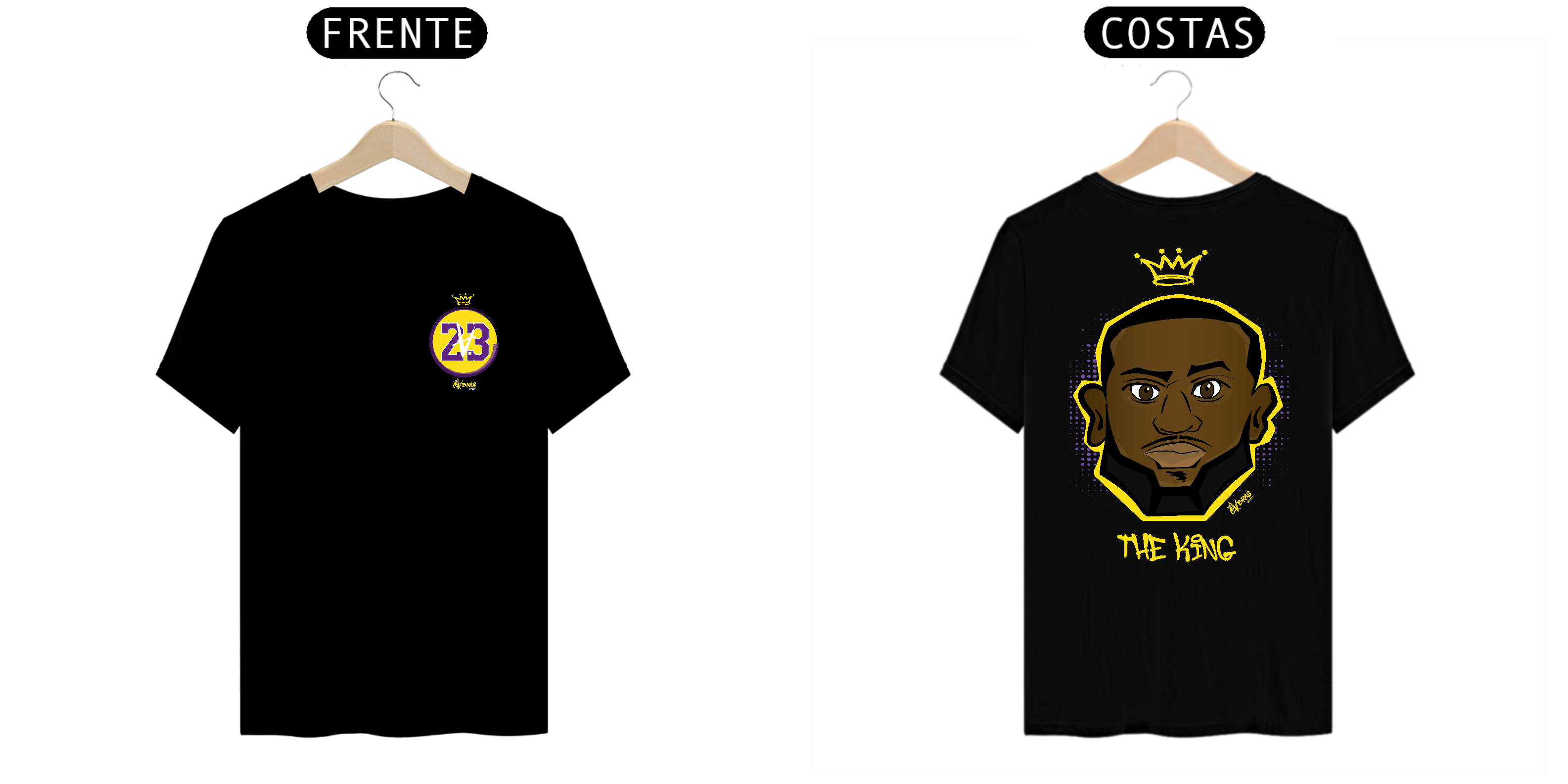 CAMISETA THE KING - PRIME (frente e costas)
