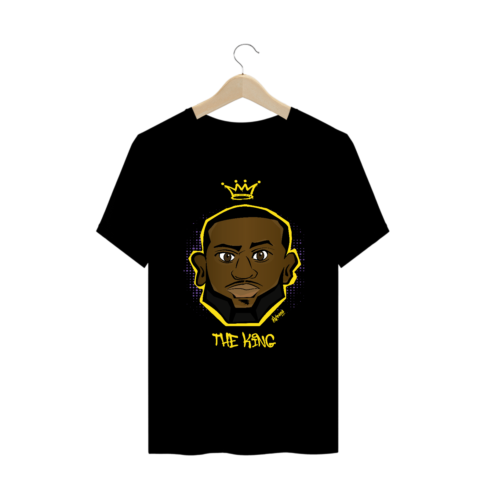 CAMISETA THE KING -PLUS SIZE 