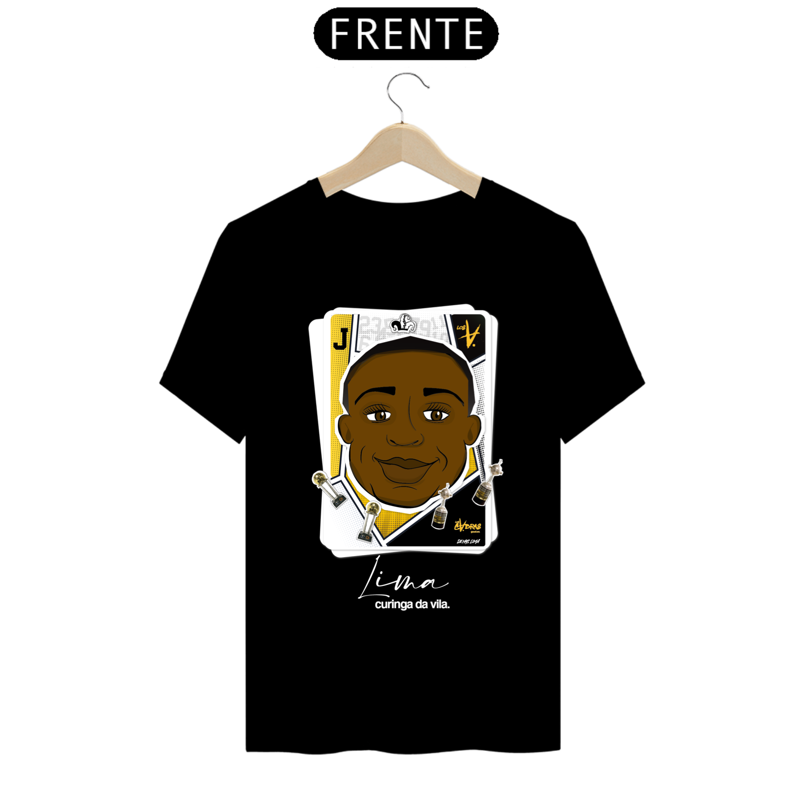 CAMISET - LIMA CURINGA DA VILA - PRIME PRETA