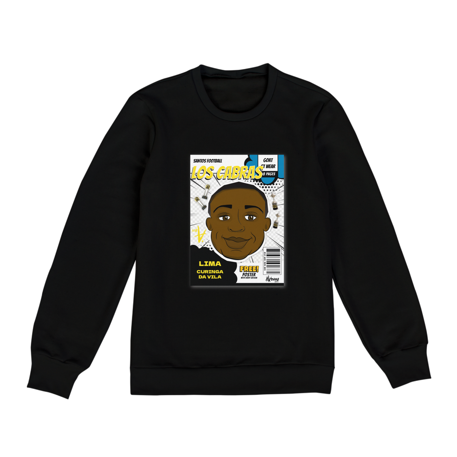 MOLETOM FECHADO LIMA CURINGA - CAPA DE REVISTA