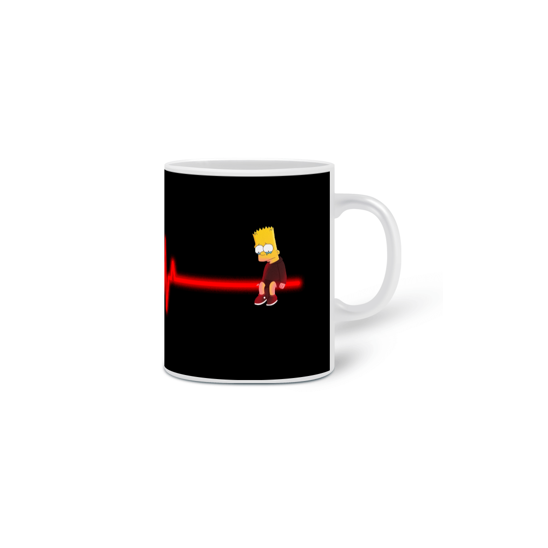 WEIRDBART - Sad - Caneca