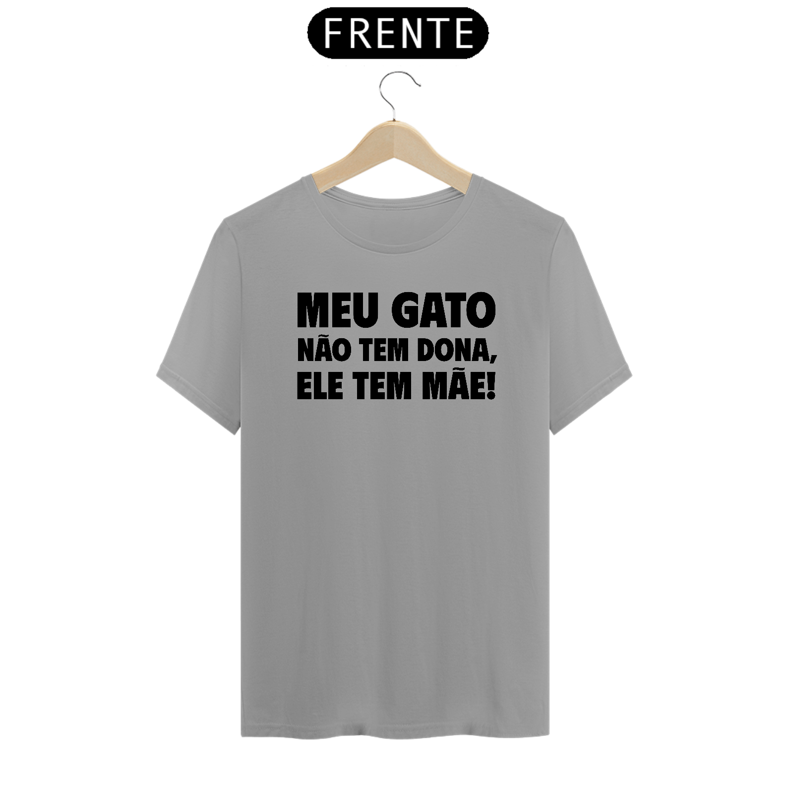 CAMISETA GATO NÃO TEM DONA (BLACK)