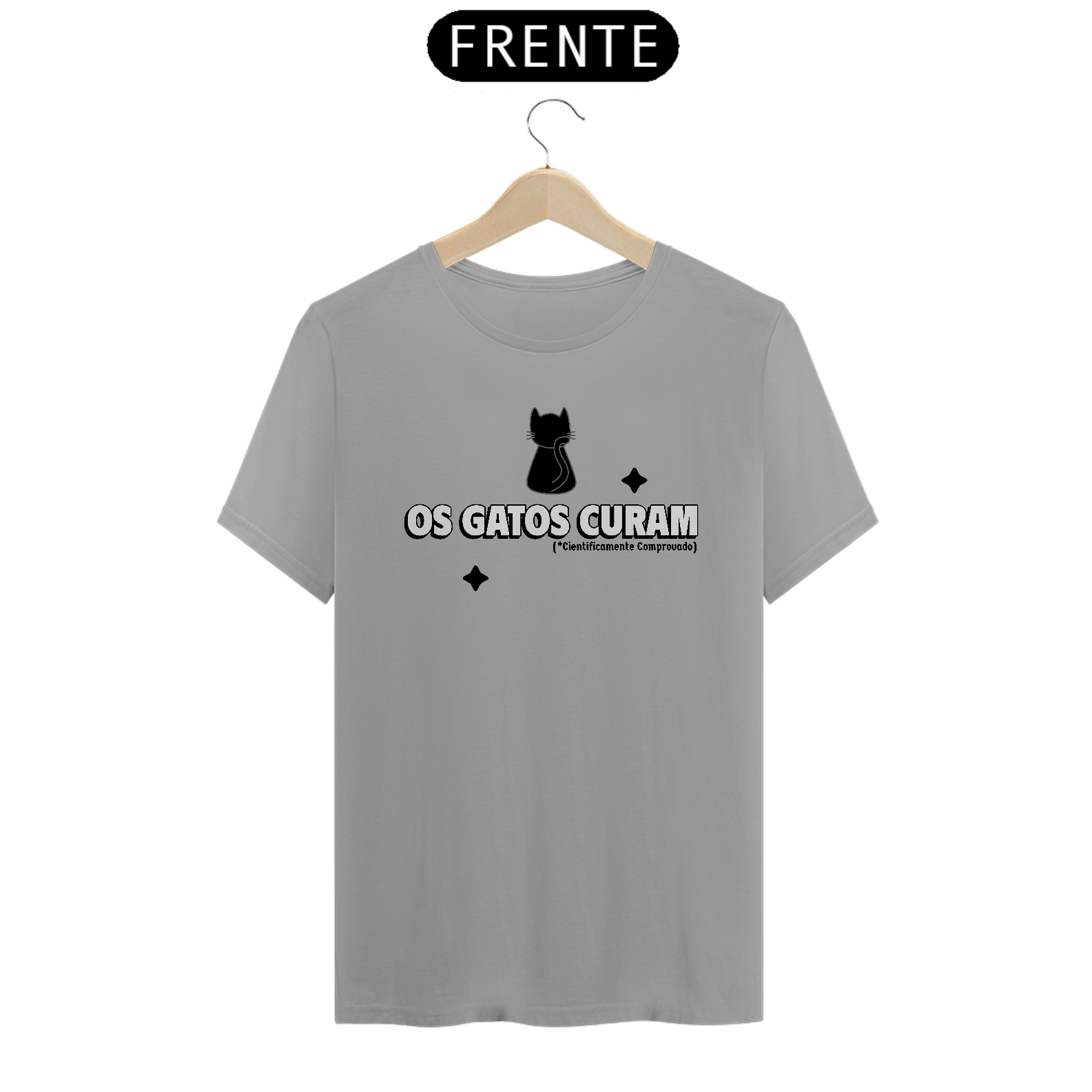 CAMISETA OS GATOS CURAM (BLACK)