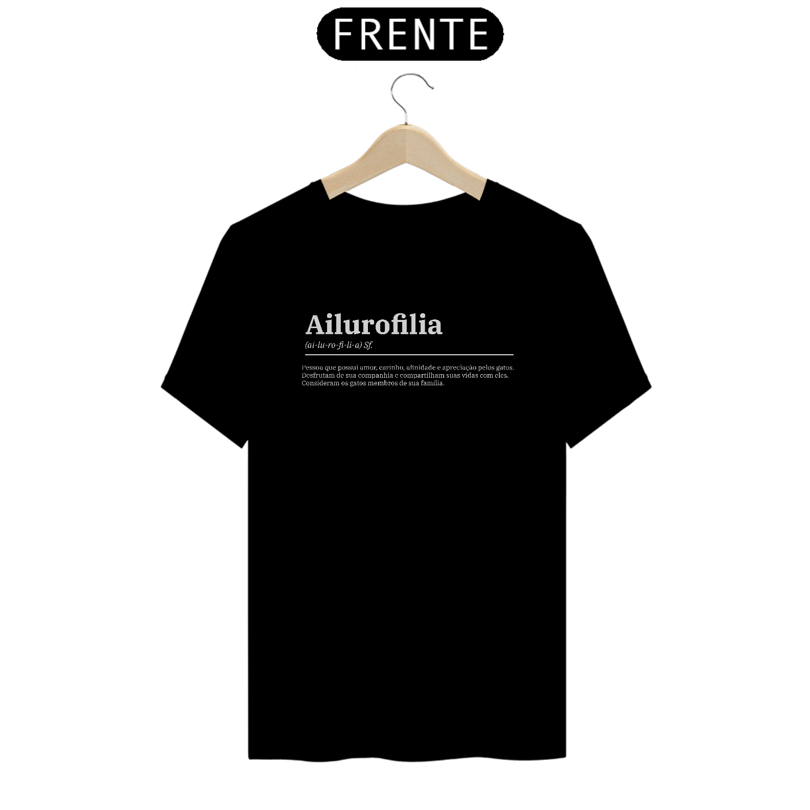CAMISETA AILUROFILIA (WHITE)