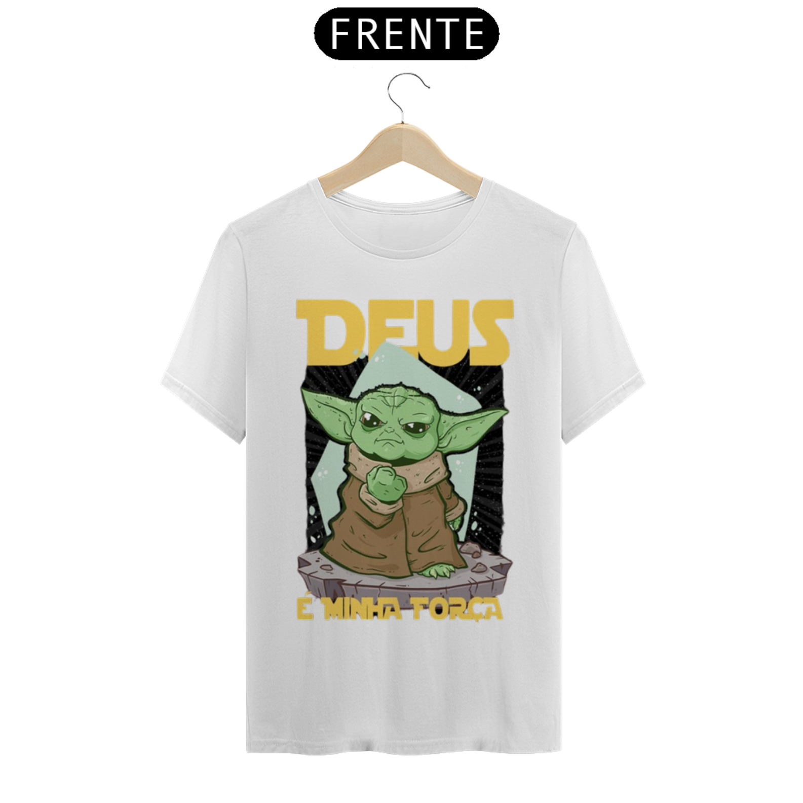 Nome do produto  camiseta Deus é Minha Força