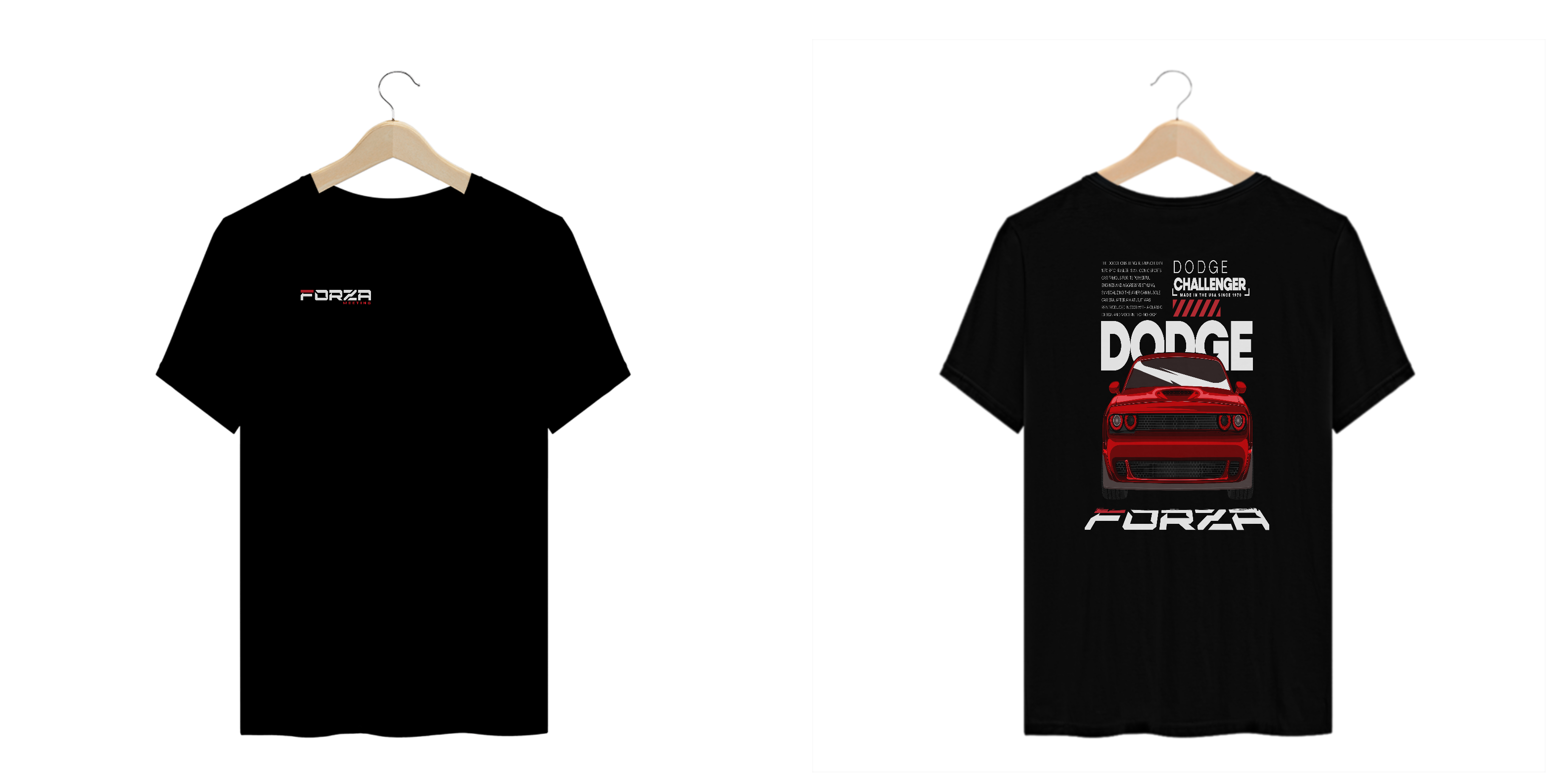 Camiseta Plus Size Dodge - Forza Meeting