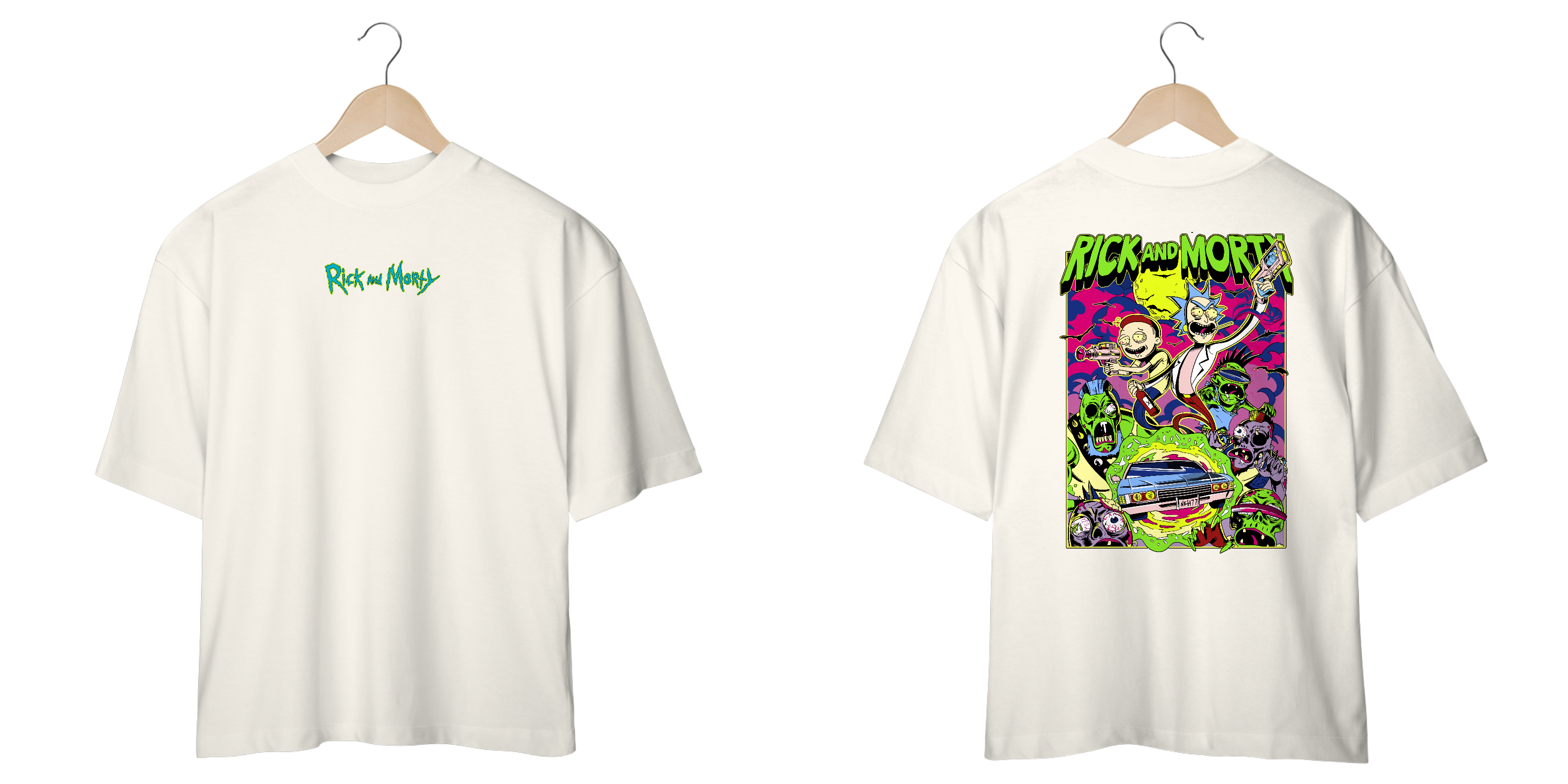 Camiseta Acid Rick And Morty