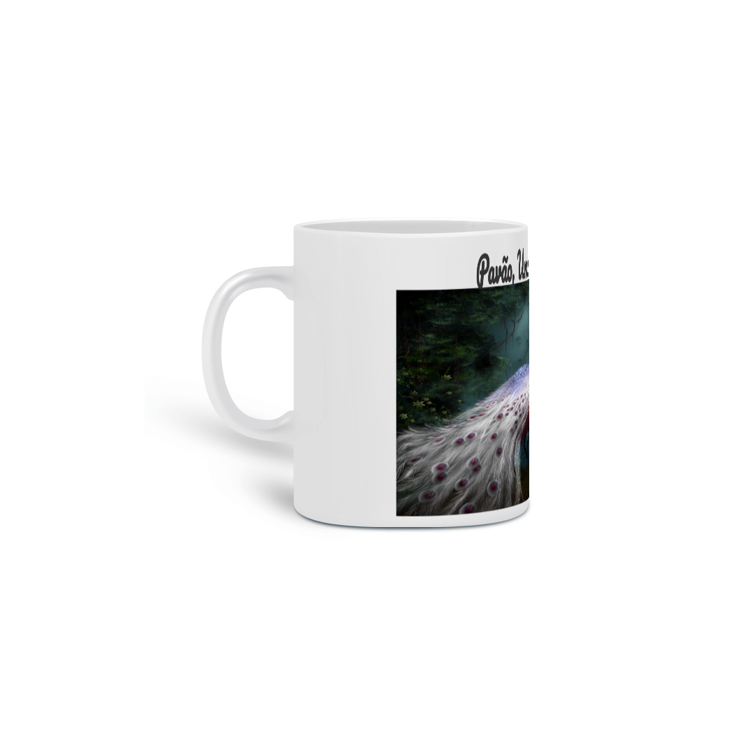 Caneca pavão