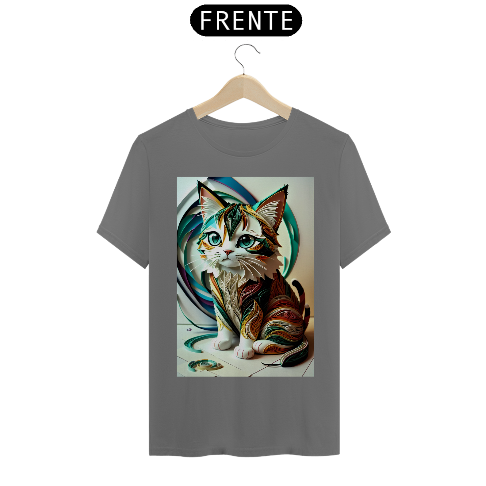 Camisa Masculina Gato