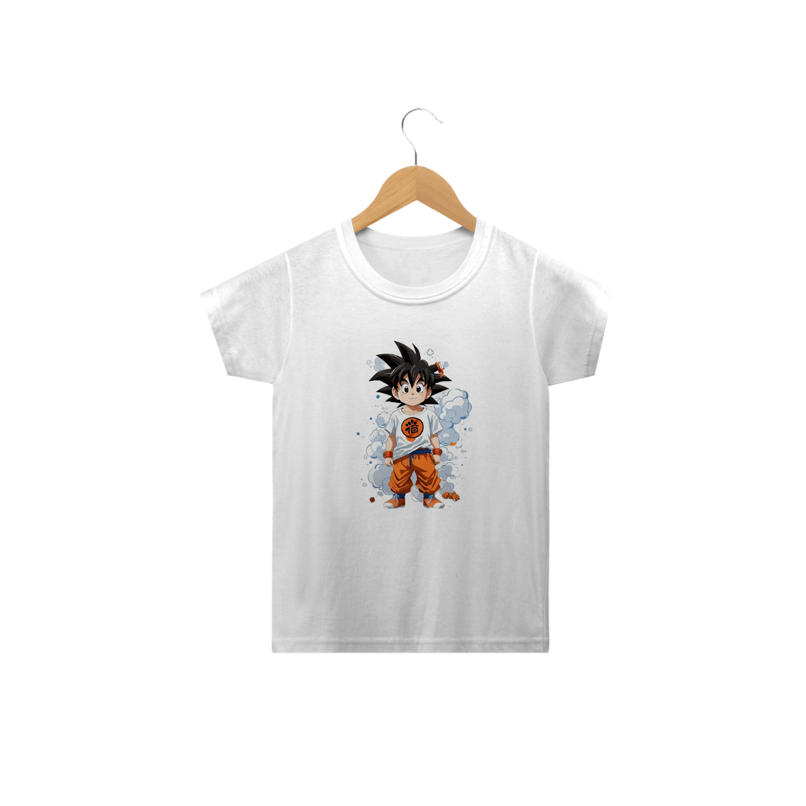 camiseta infantil cartoon dog goku