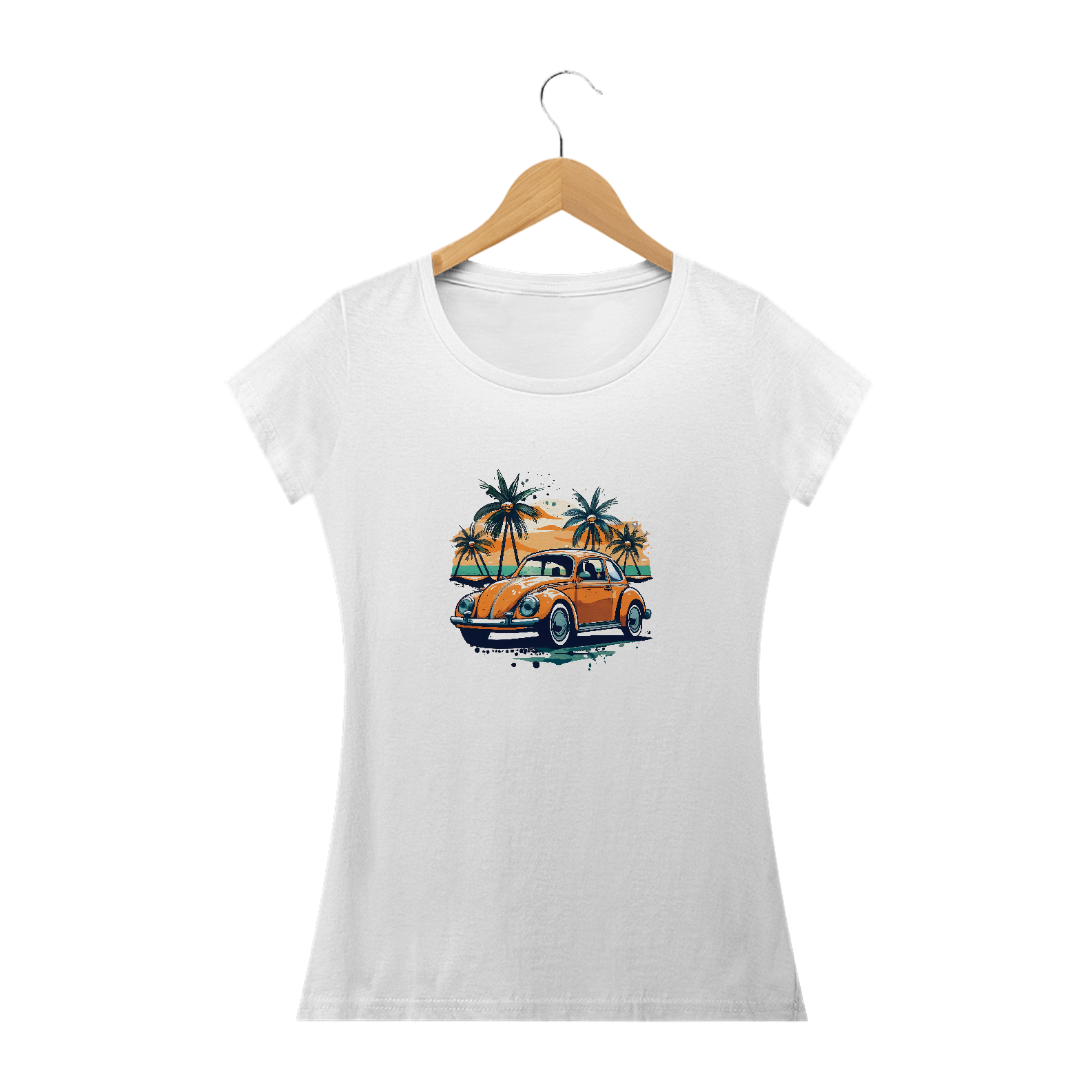 Nome do produto  Camisa feminina volkswagen Fusca Travel