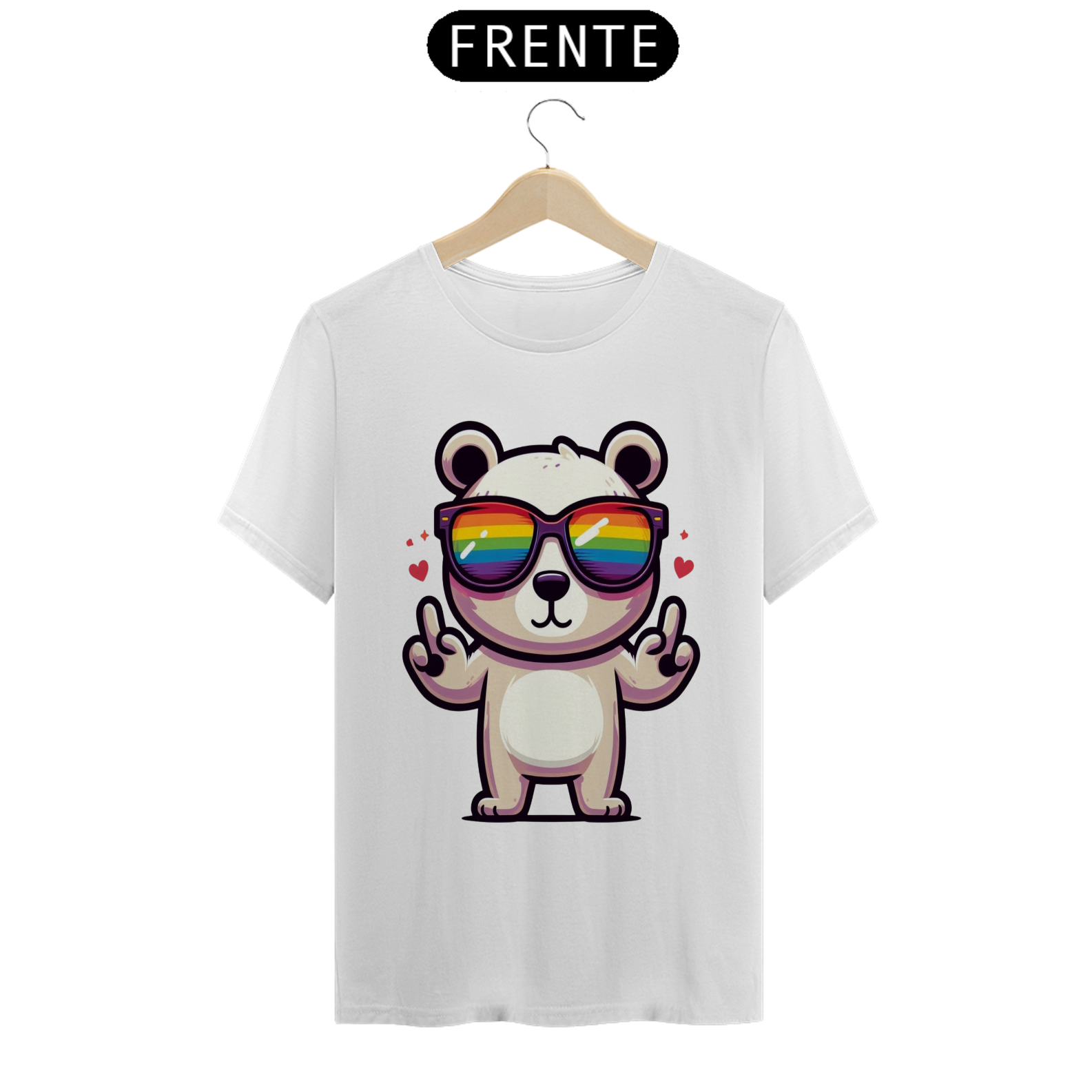 Camisa Urso de Oculos