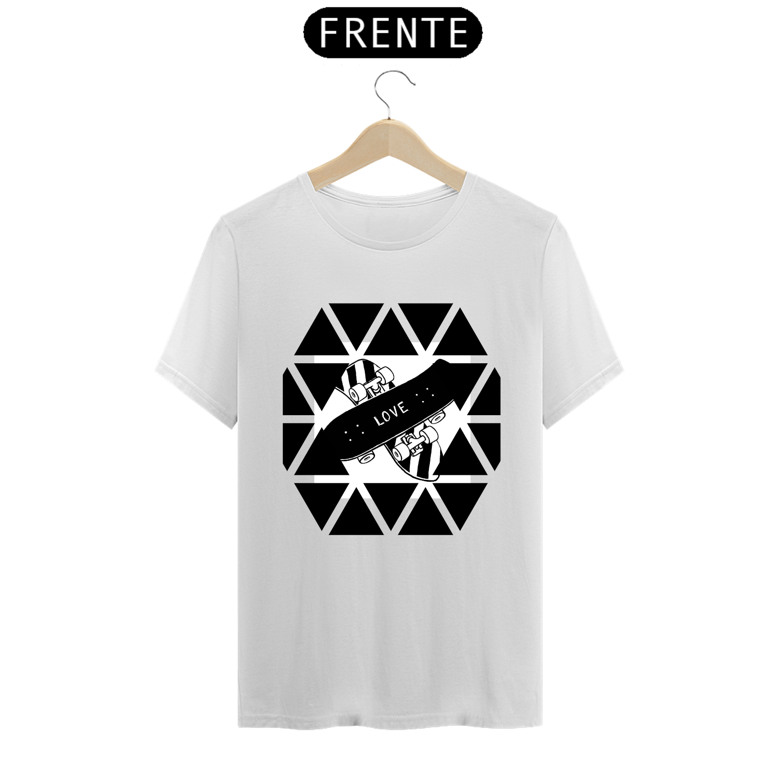 Nome do produto  camiseta skate  love