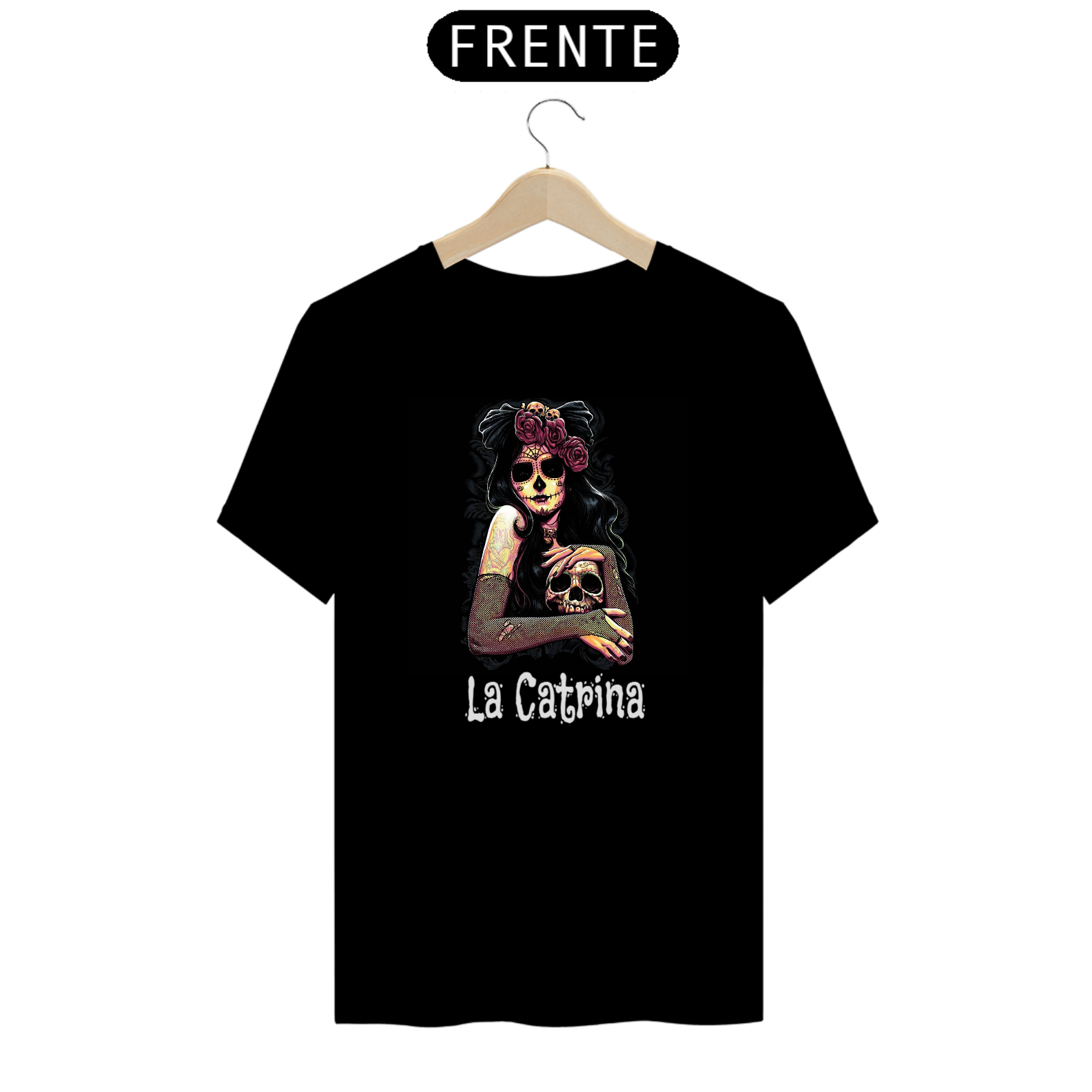 Nome do produto  Camiseta unisex La Catrina