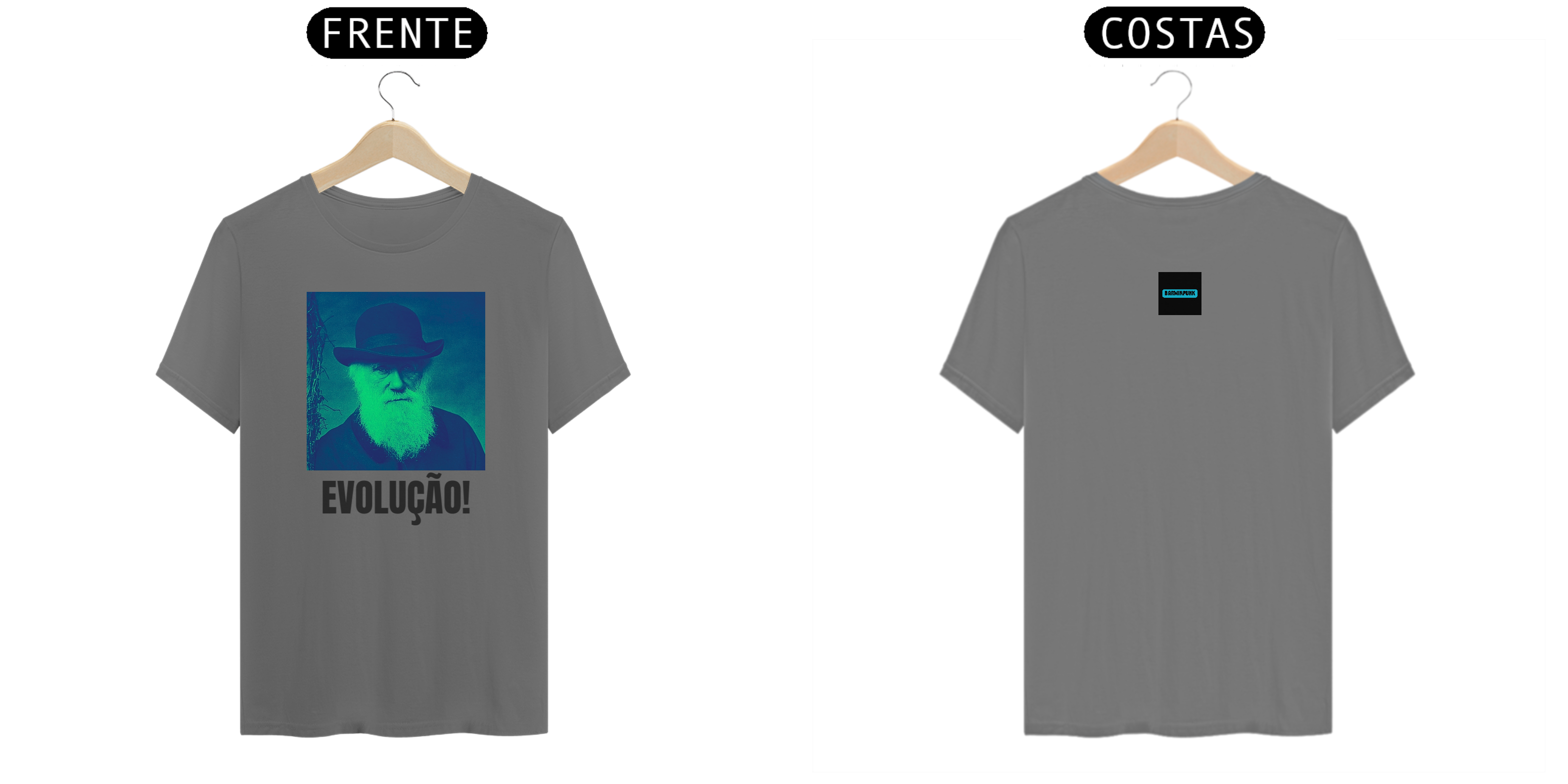 Darwinpunk; camiseta unissex; Evolução!