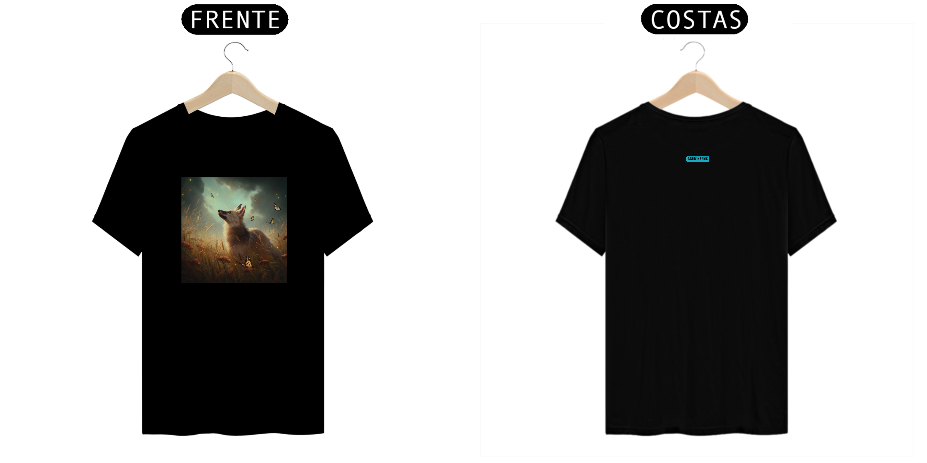 Darwinpunk; Camiseta Unissex; Lobo Guará