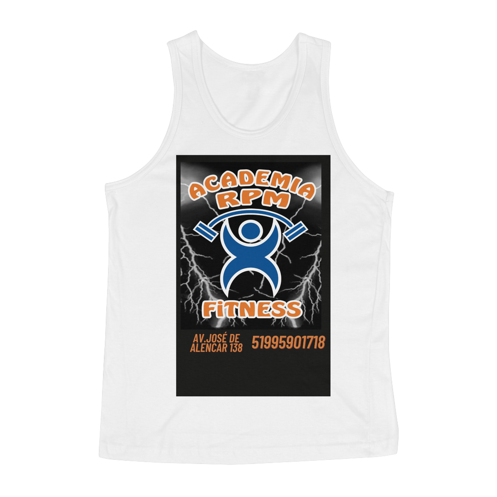 Nome do produto  regata academia RPM Fitness