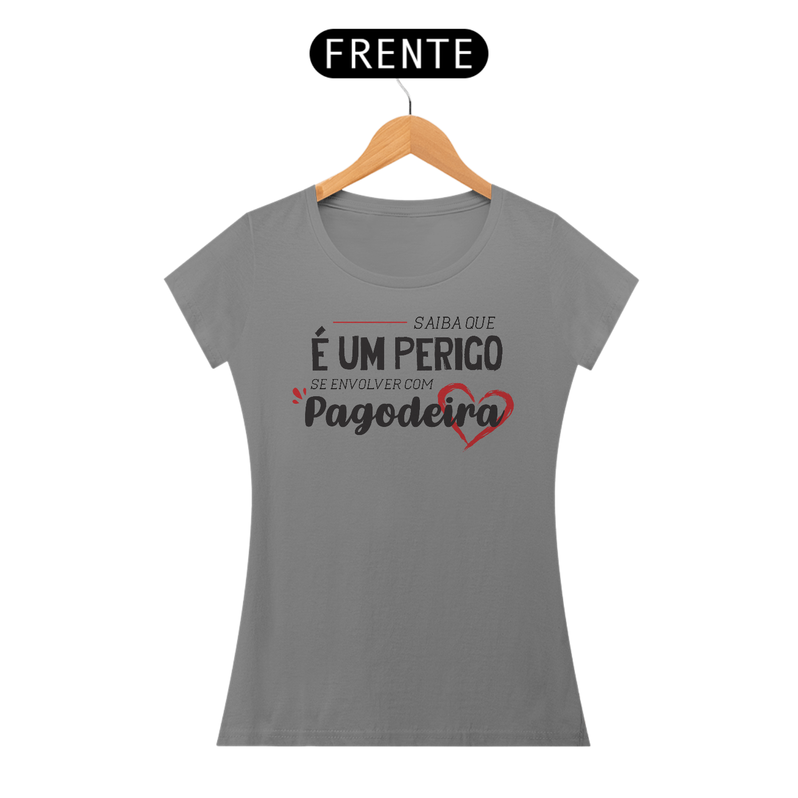 Baby Look Pagodeira (escrita preta)