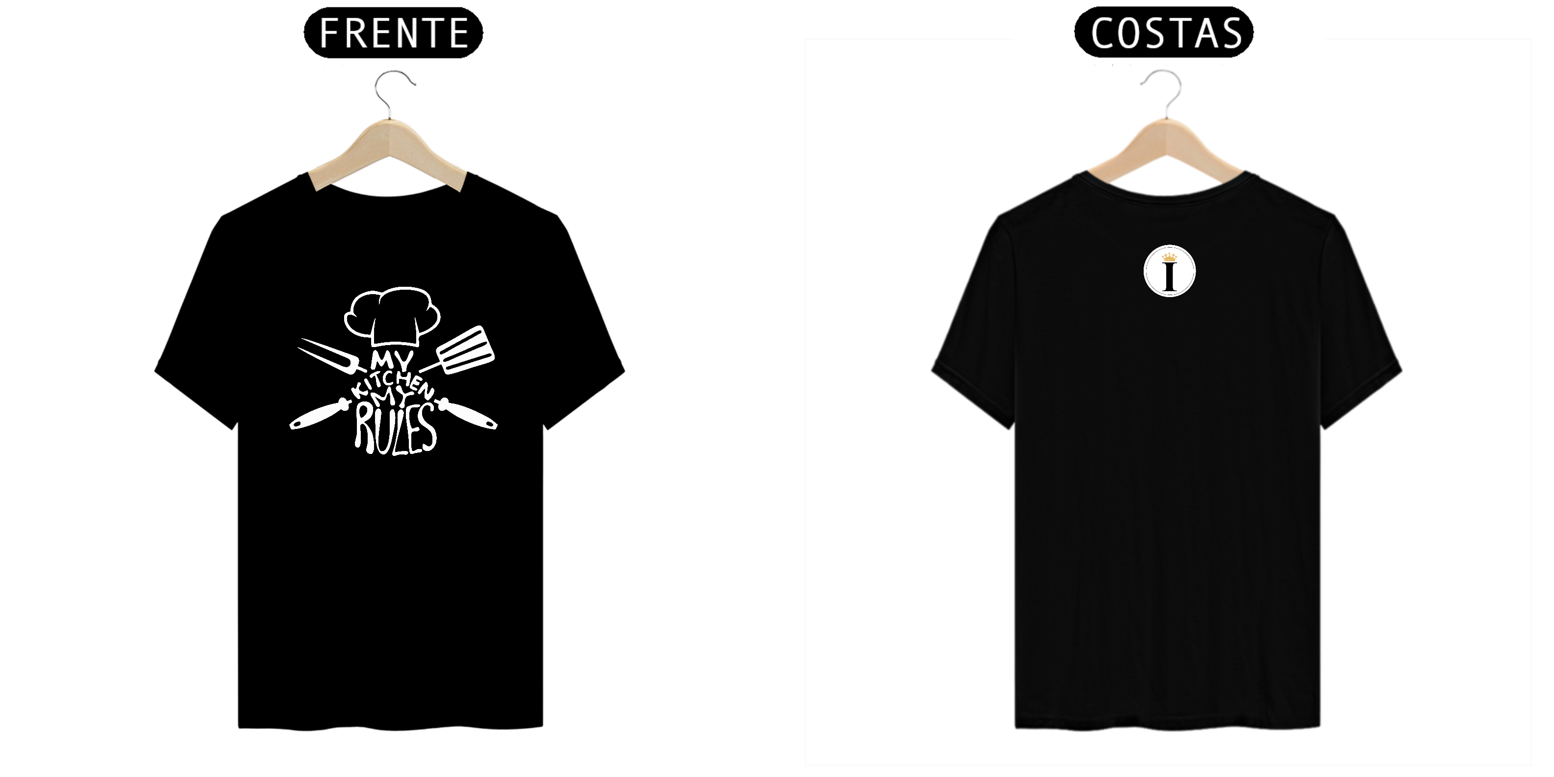 Nome do produto  Camisa Prime - My Kitchen My Rules