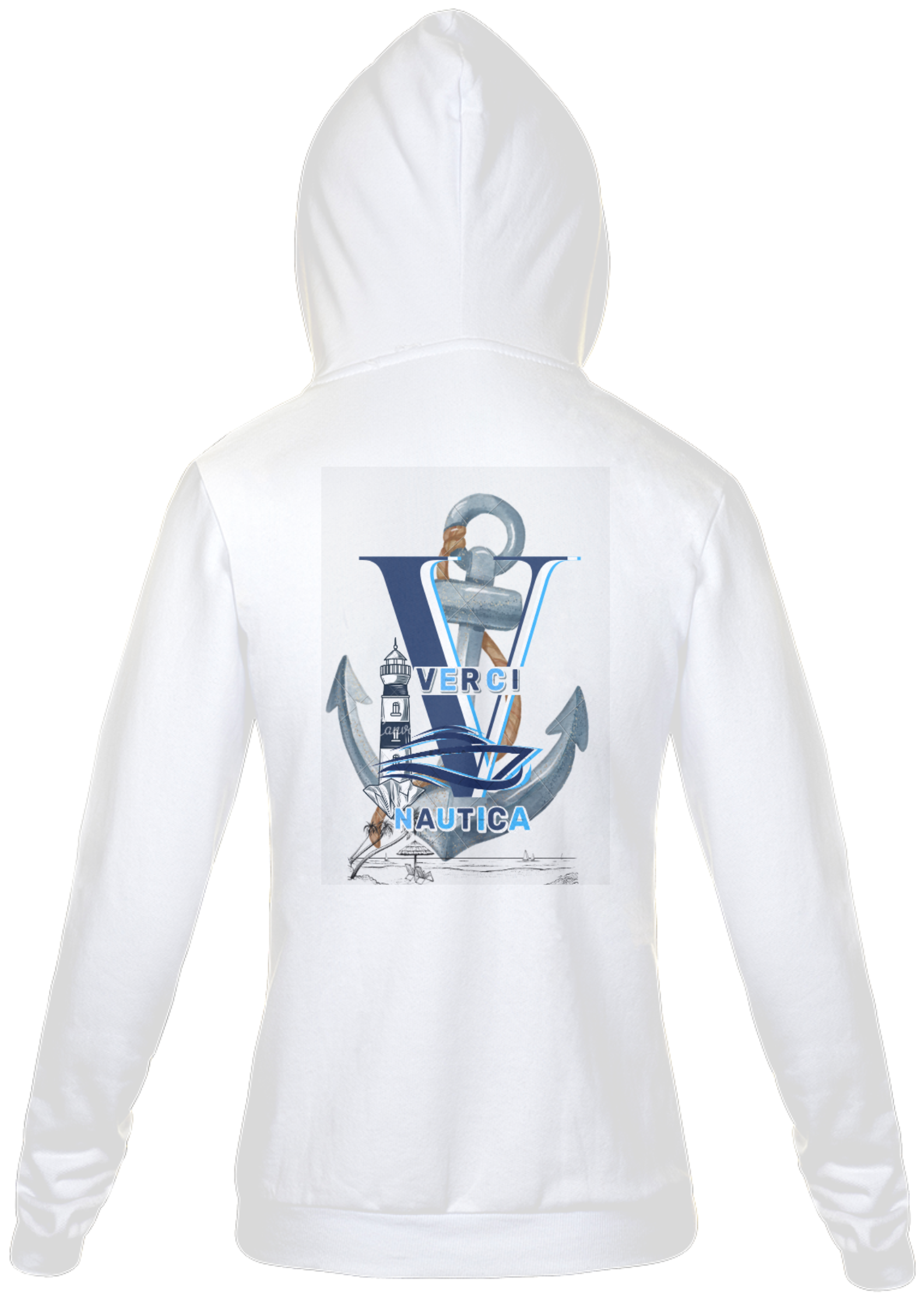 Jaqueta ziper VERCI Nautica Ancora 3D 