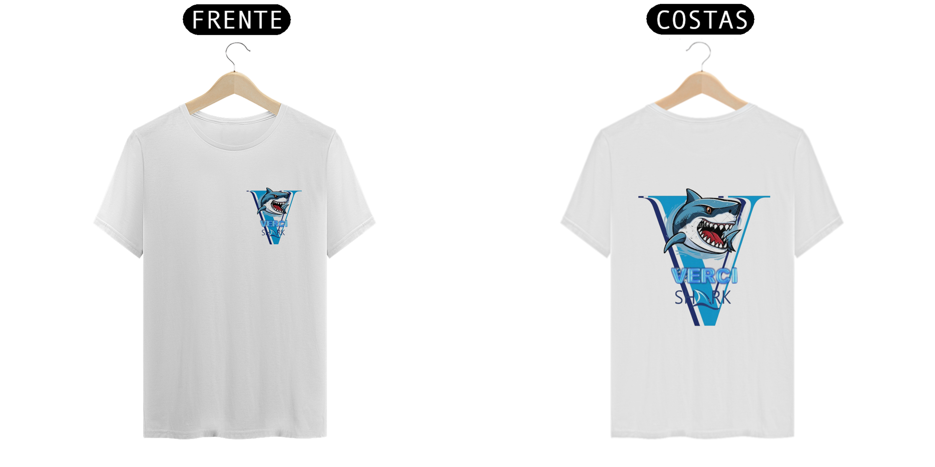 Camiseta VERCI Nautica SHARK  Frente/Verso