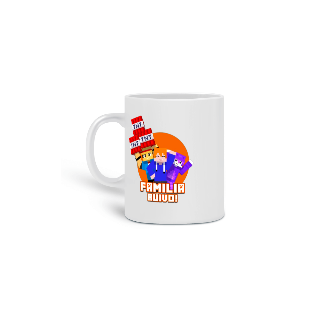Caneca Família Ruivo - Juntos 