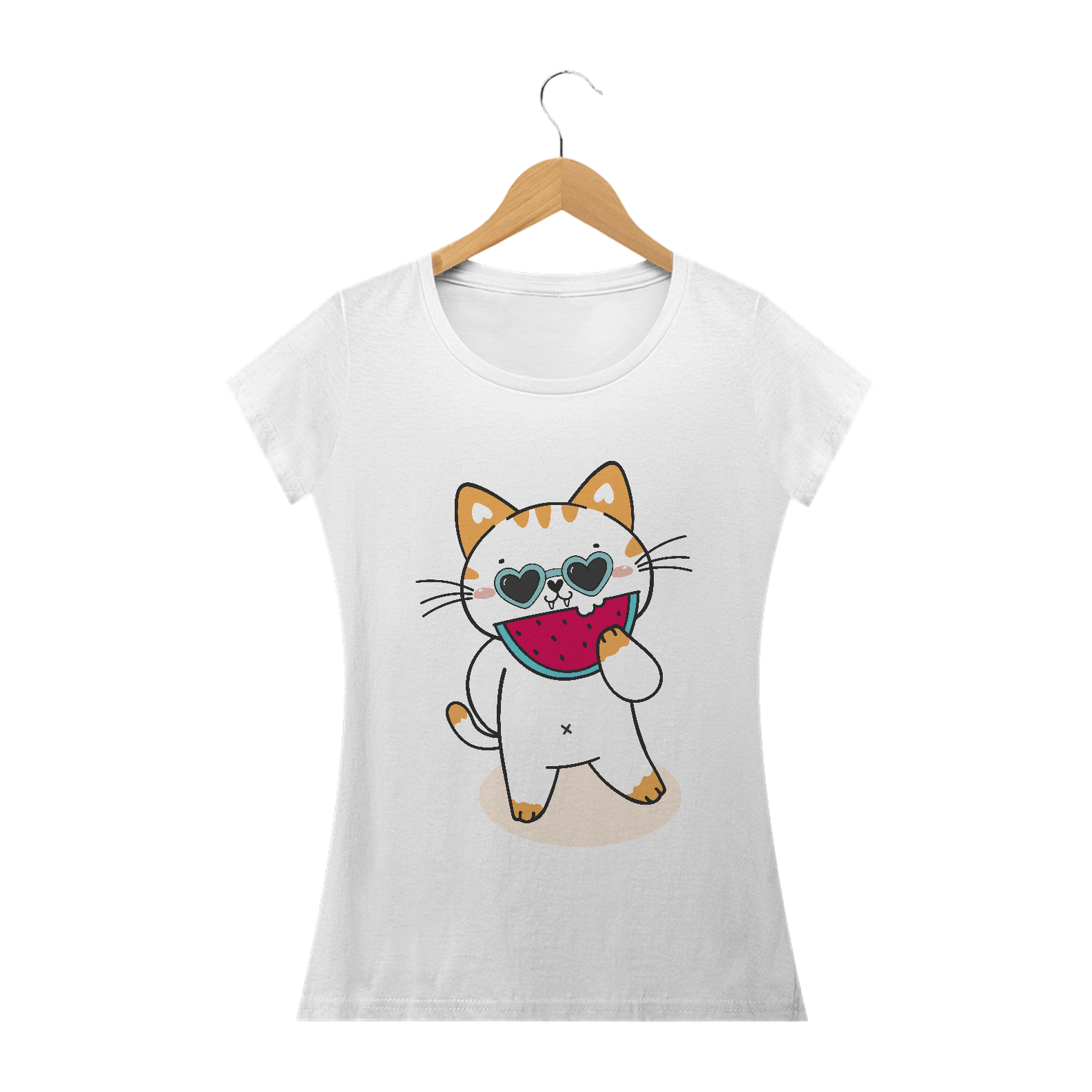 Camiseta baby long cat