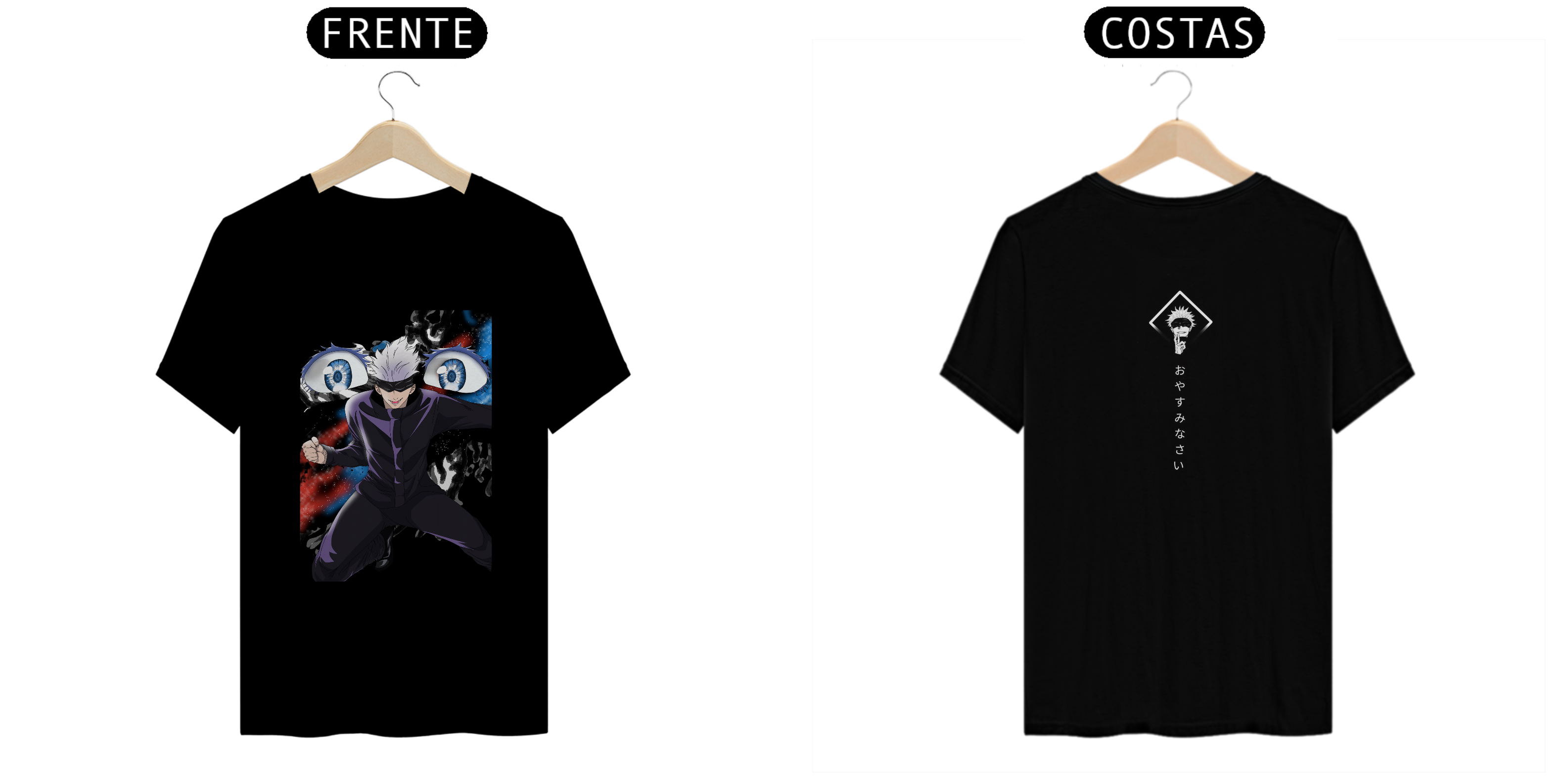 Camiseta Satoru Gojo V.2 - Jujutsu Kaisen