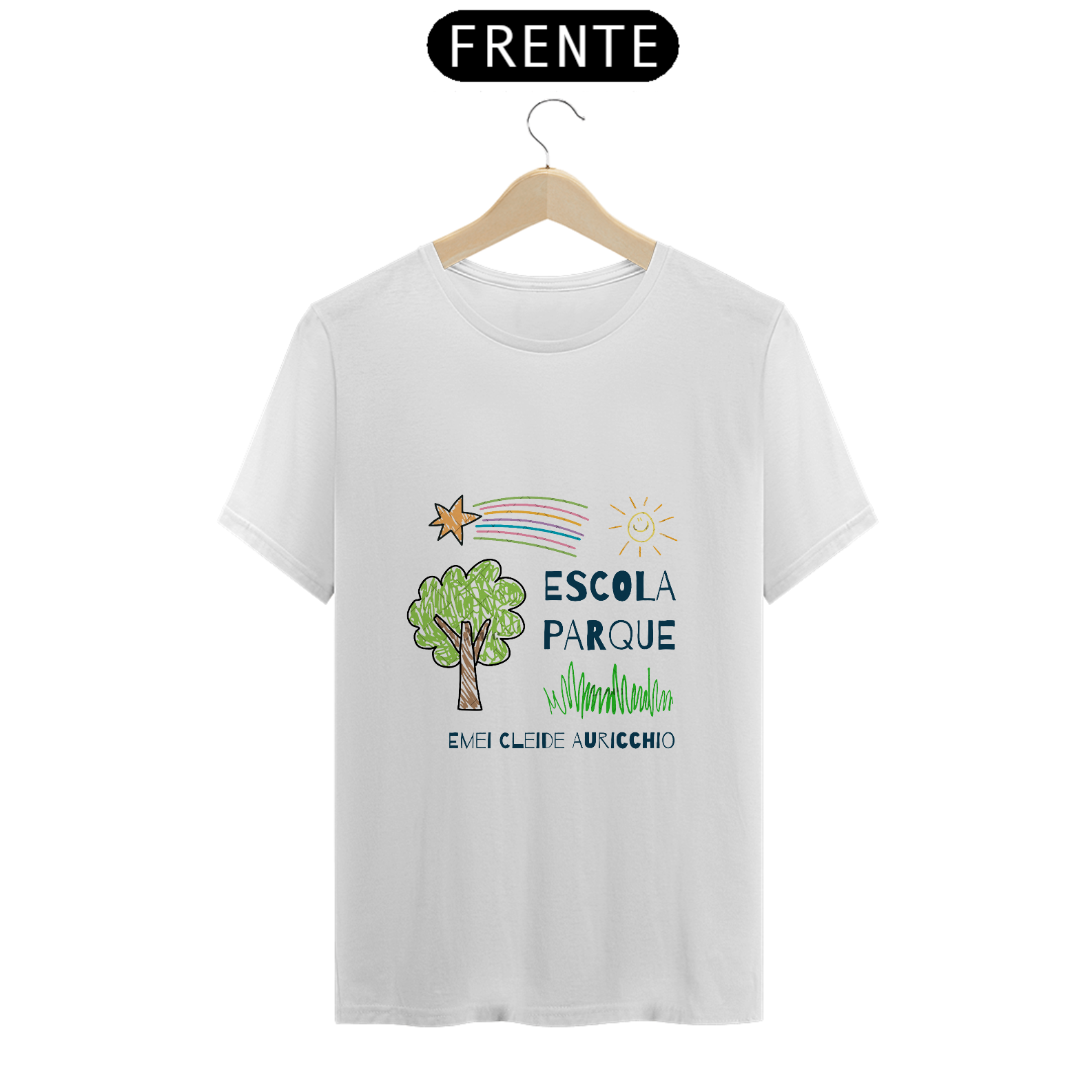 Nome do produto: Camiseta - Escola Parque - EMEI CLEIDE ROSA AURICCHIO