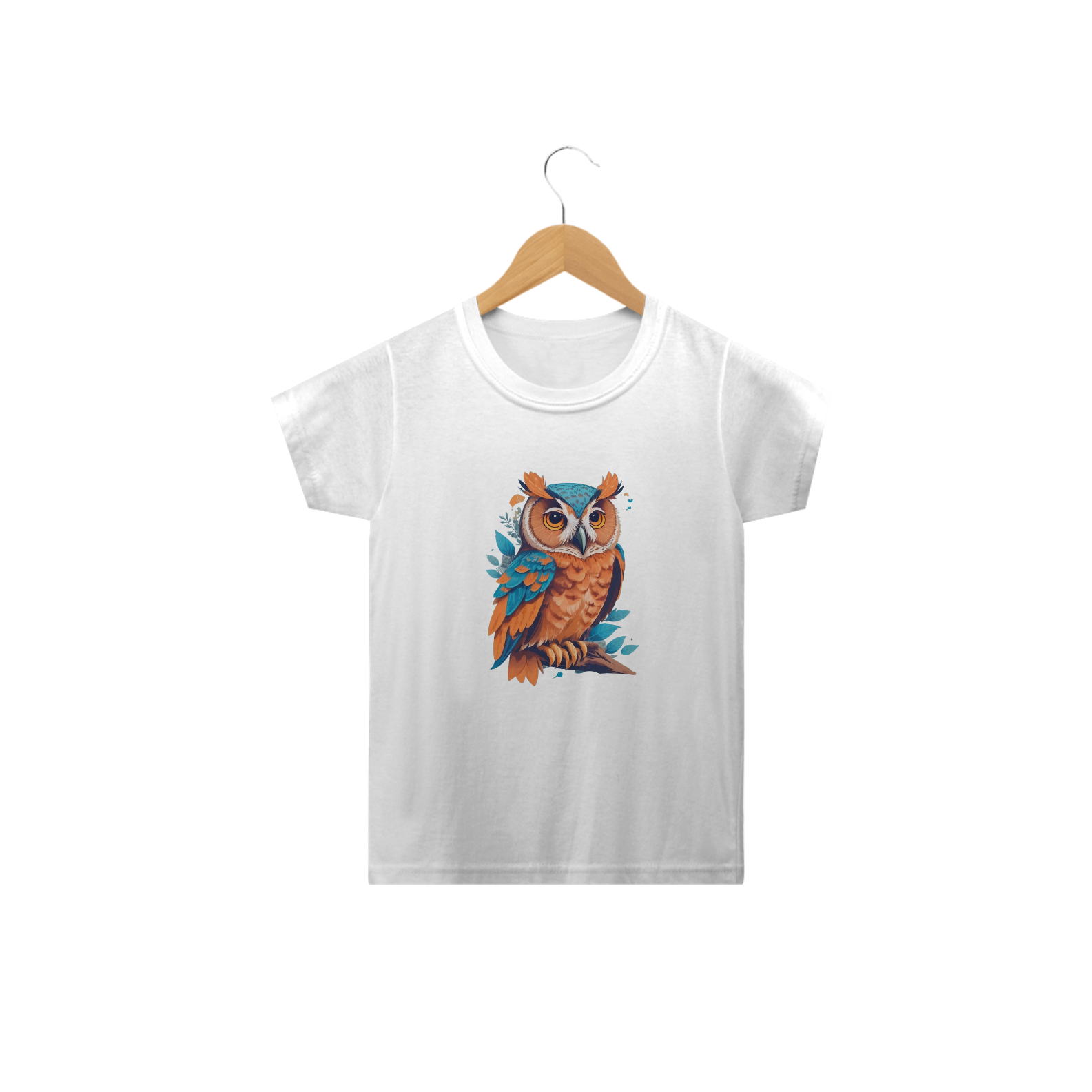 Camisa Infantil Coruja Quântica 