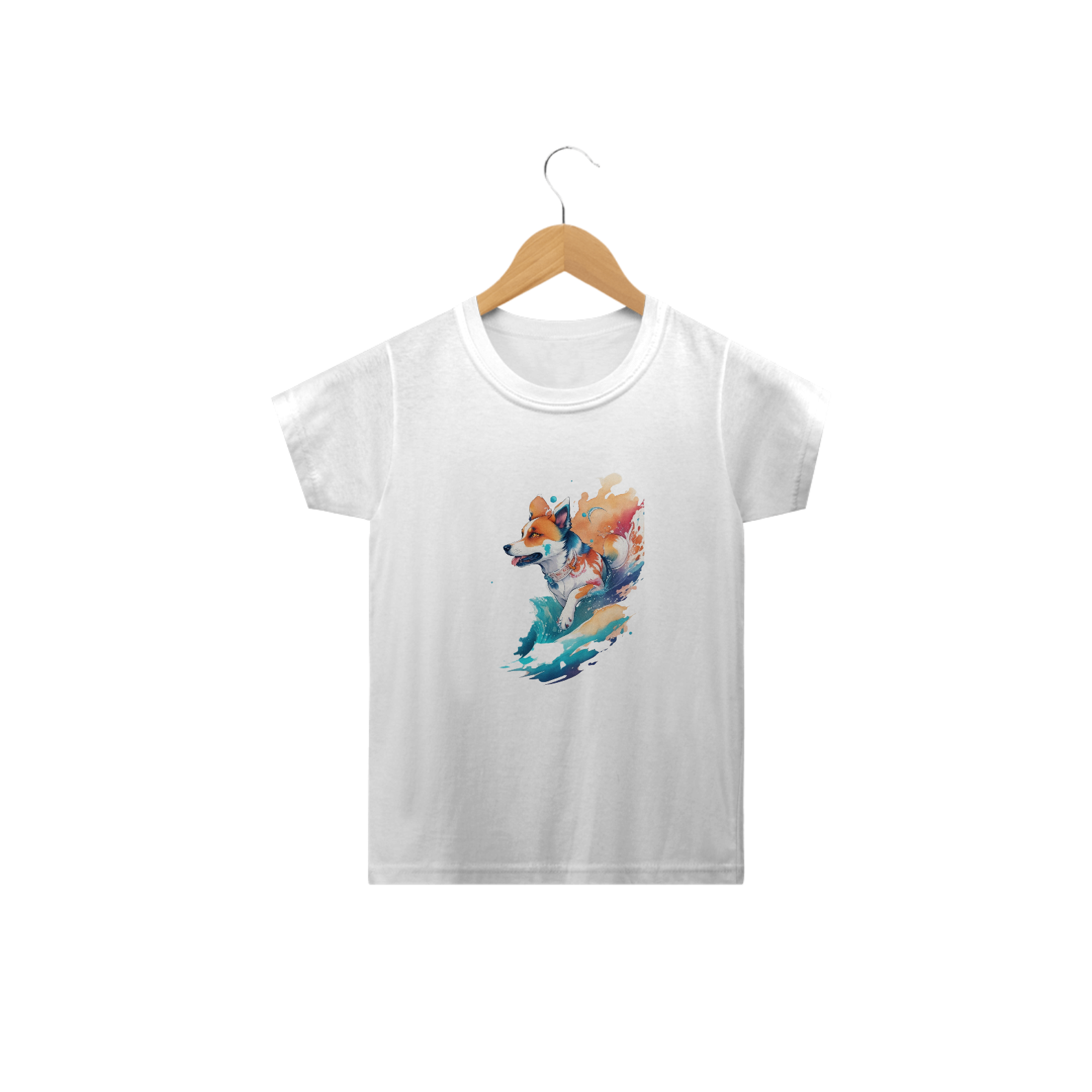 Camiseta Infantil Dog Surfistinha