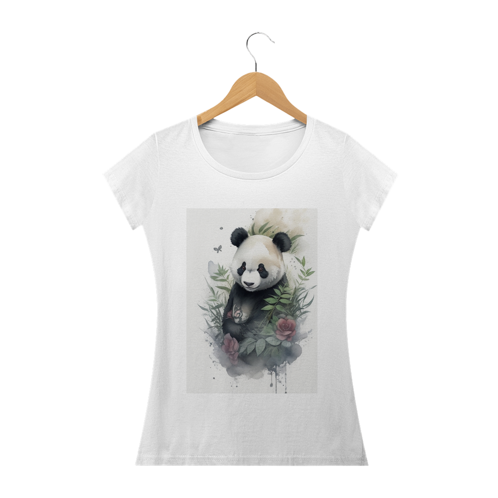 Camiseta Feminina Panda Love