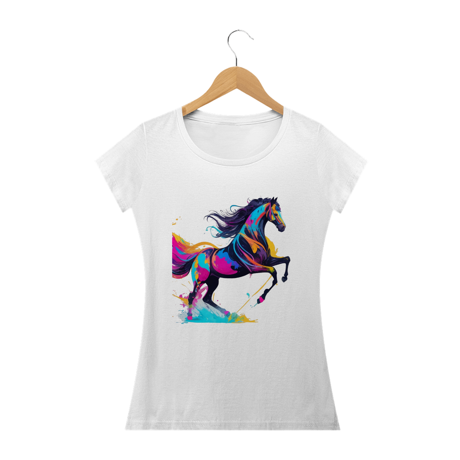 Camiseta Feminina Cavalo Masjestic