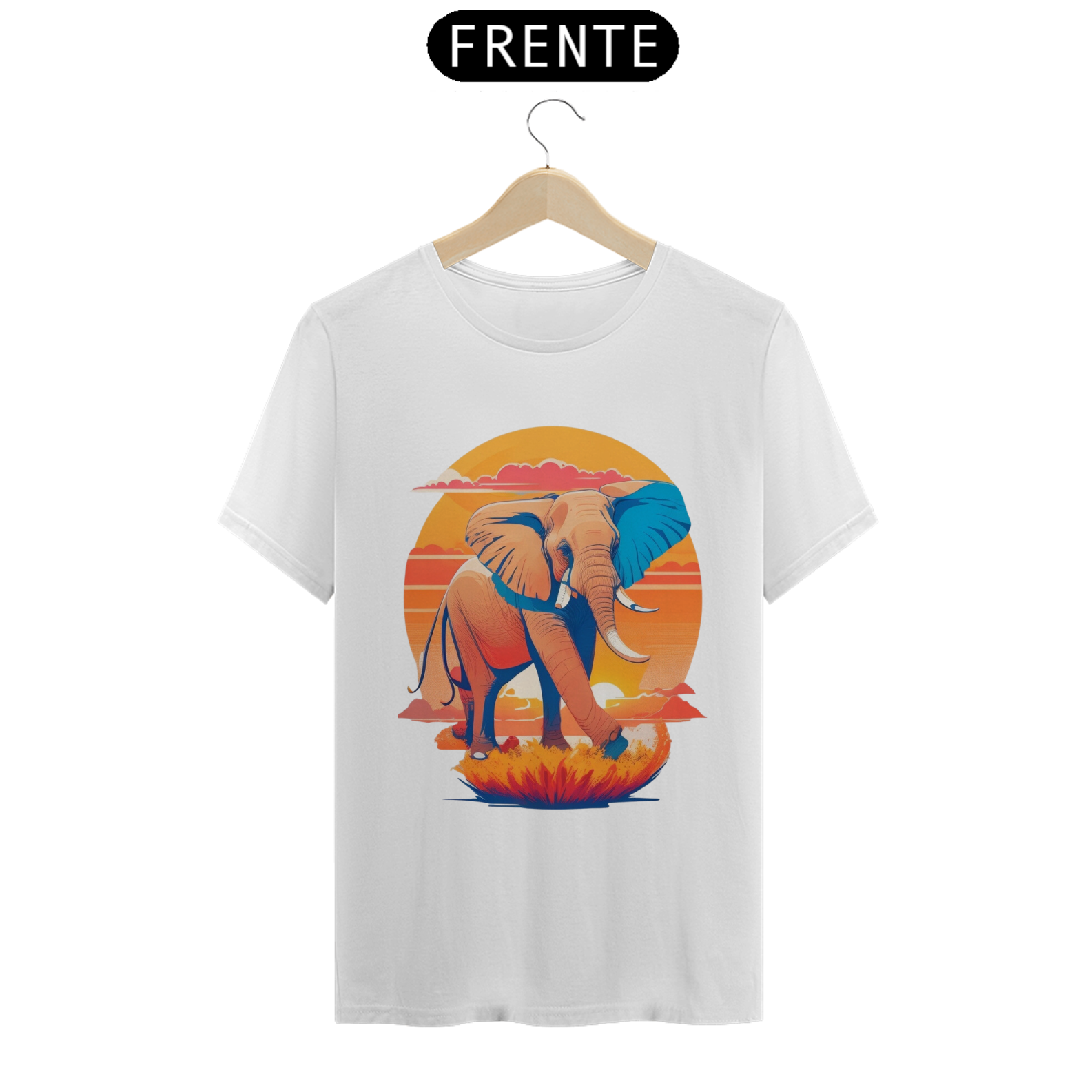 Camiseta Masculina Elefante Forasteiro