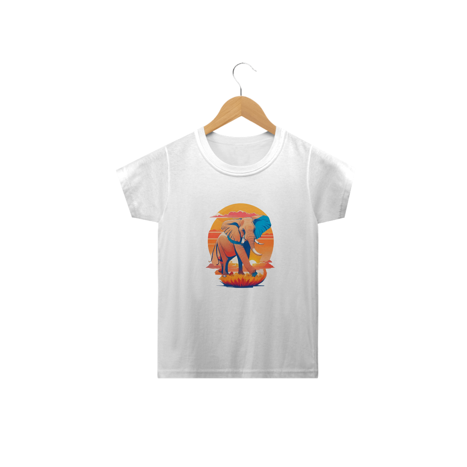 Camiseta Infantil Elefante Forasteiro
