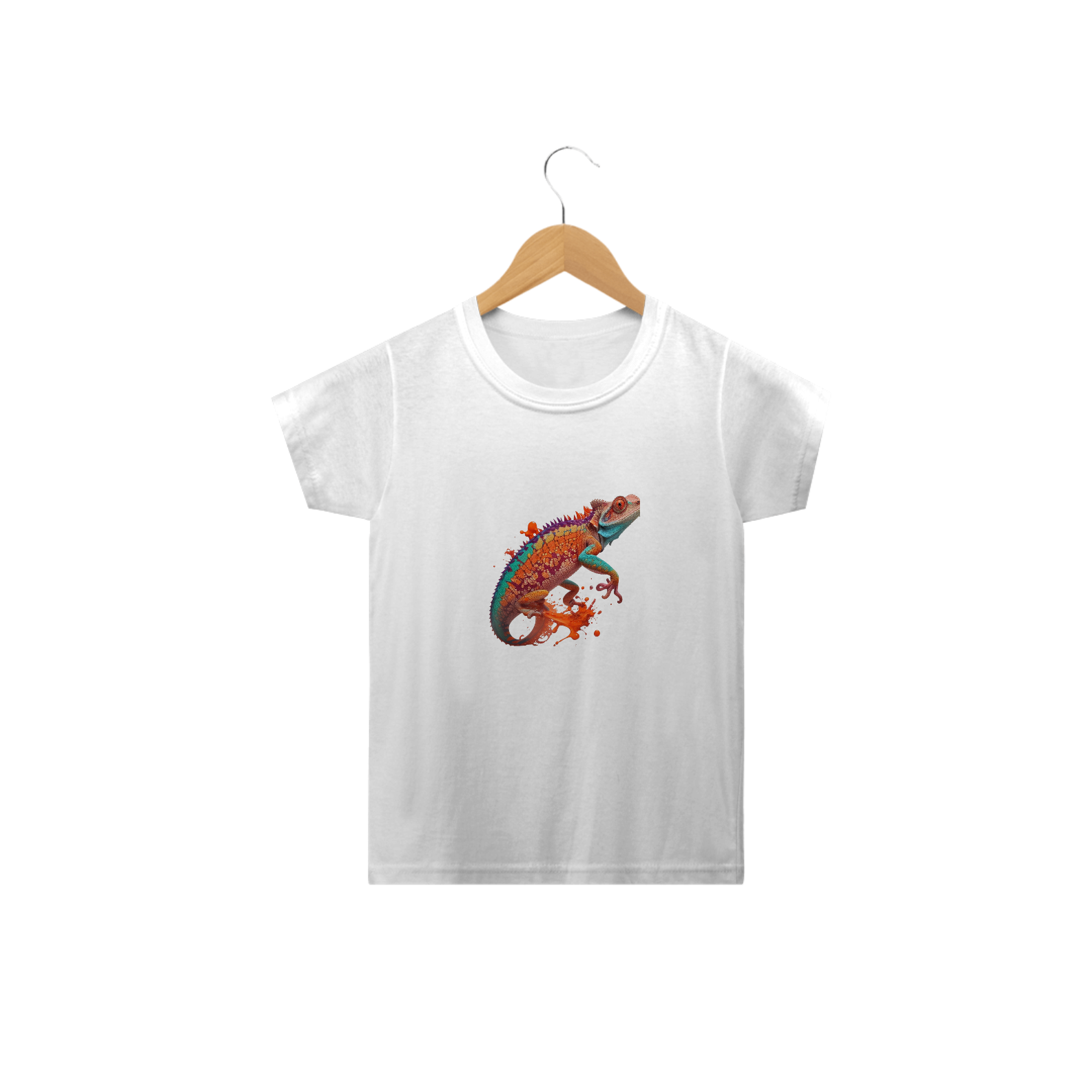 Camiseta Infantil Camaleão