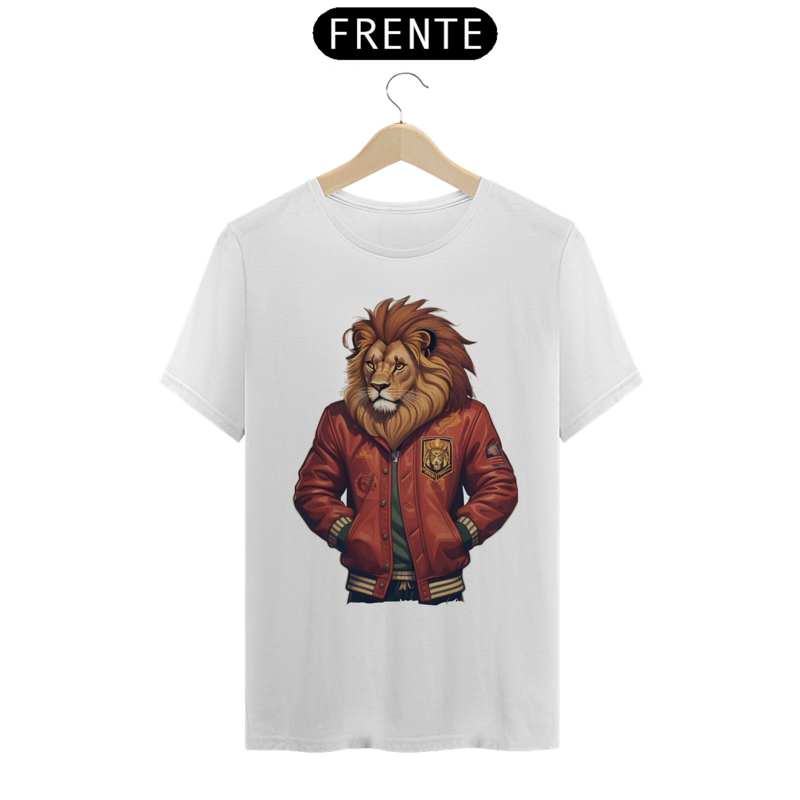 Camiseta Masculina Leão Atleta