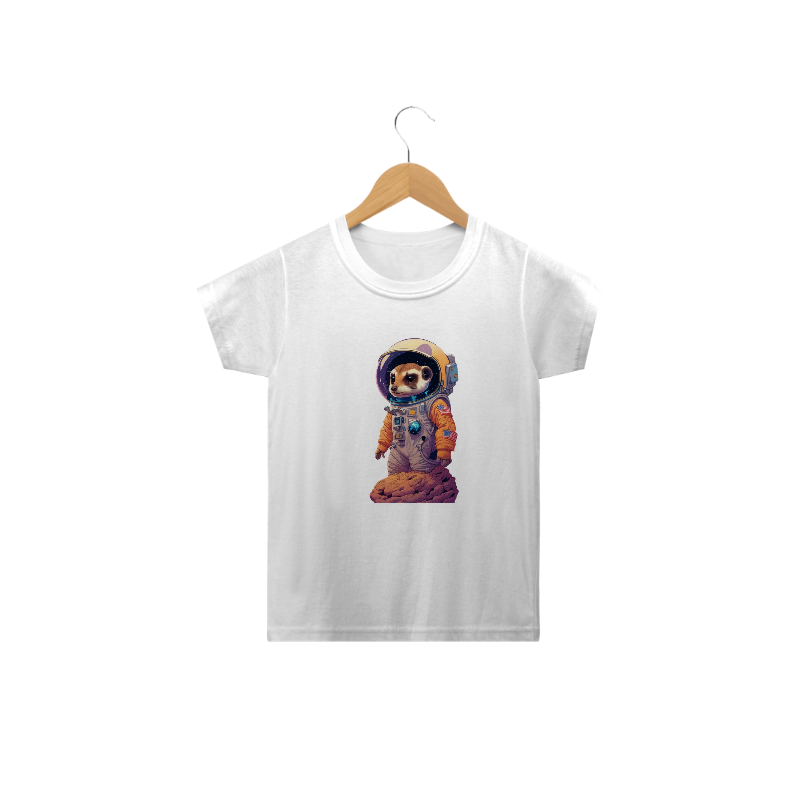 Camiseta Infantil Suricato Marciano