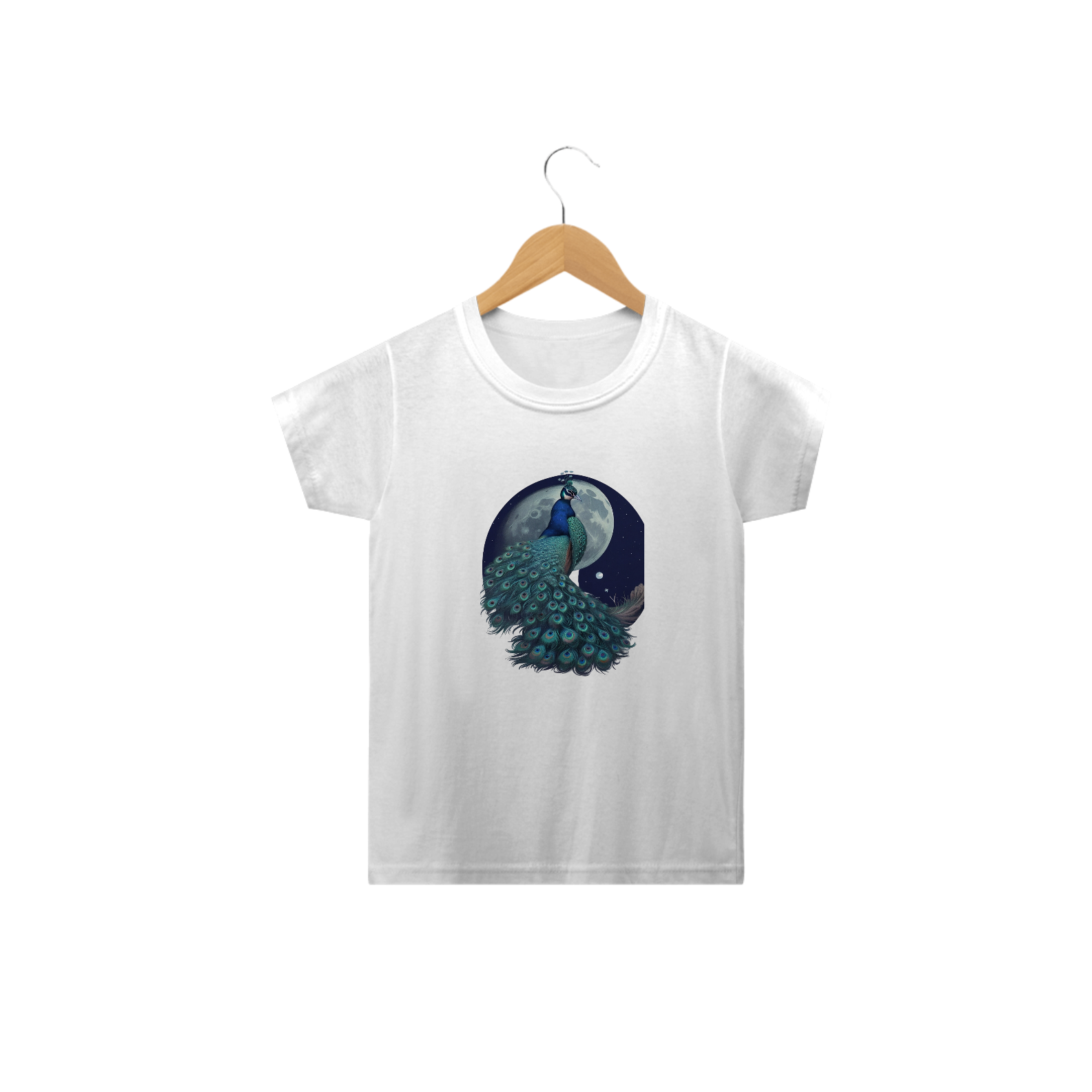 Camiseta Infantil Pavão da Meia Noite